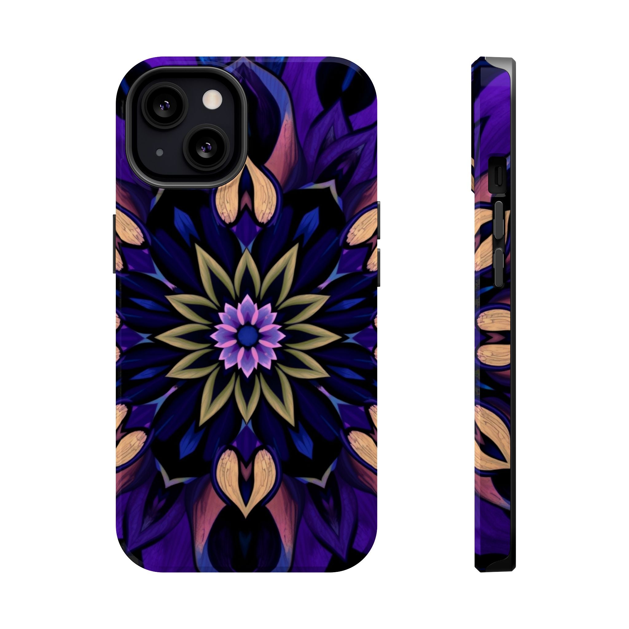 iPhone Floral Mandala Mystic Art Bold Modern Everyday Snap Case · iPhone Case