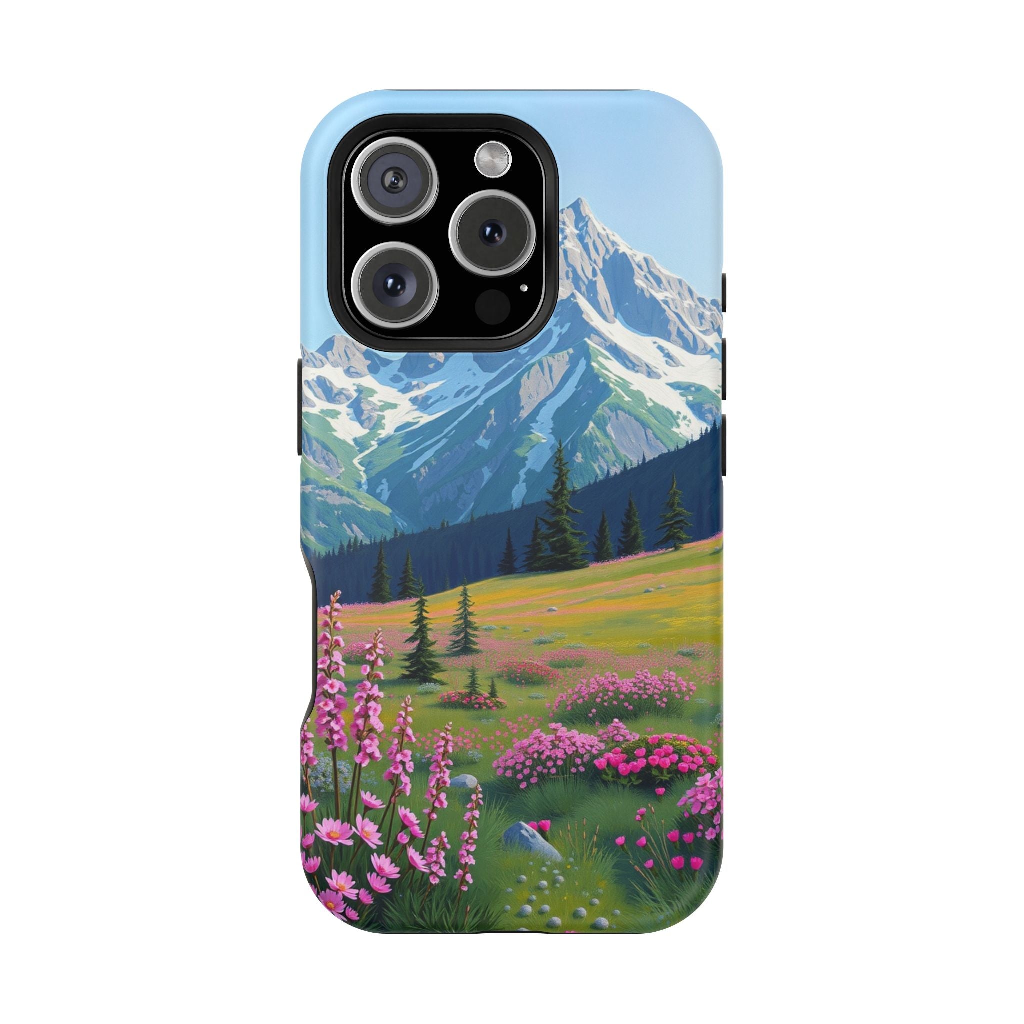 iPhone Earthy Alpine Meadow Design Bold Modern Everyday Snap Case · iPhone Case