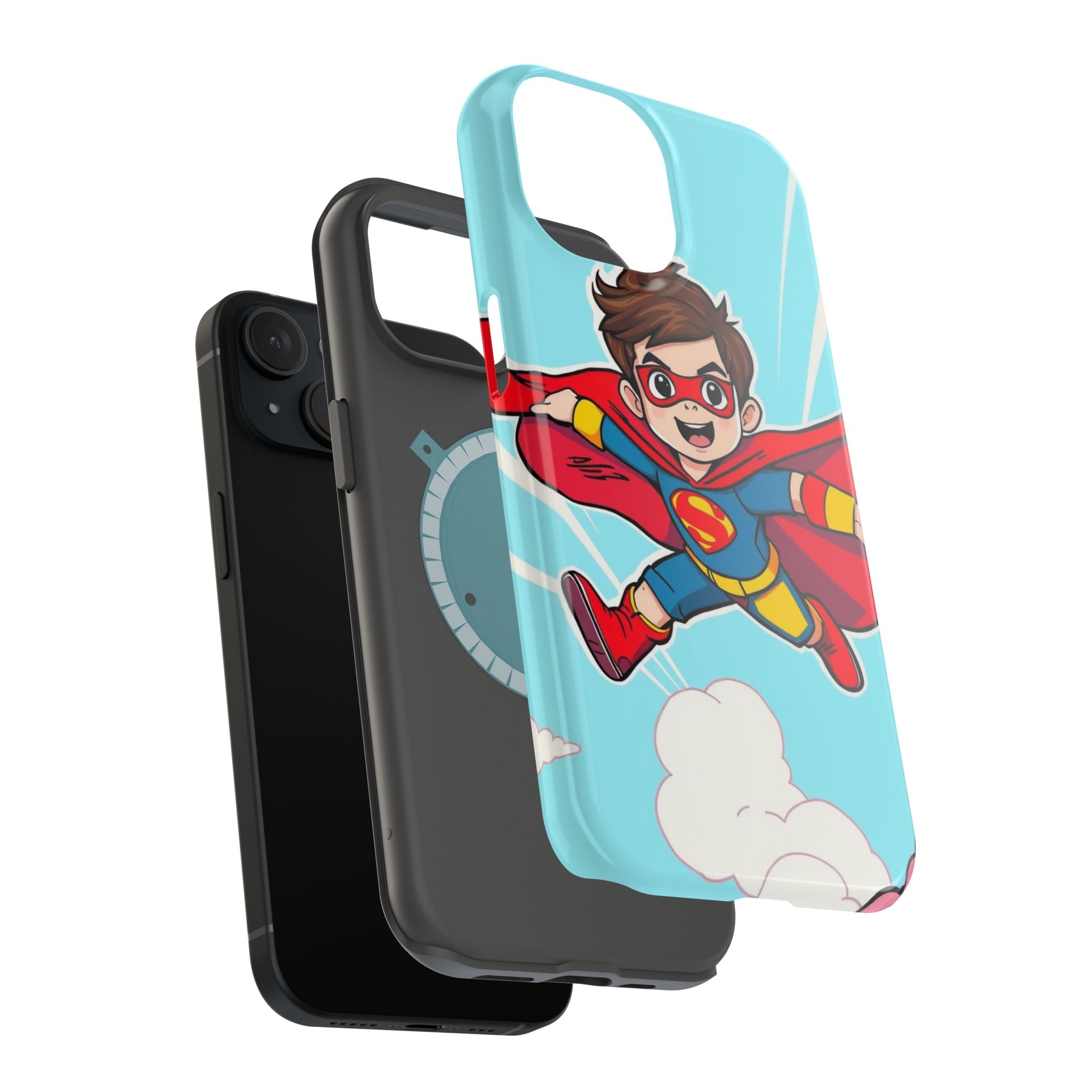 iPhone Kid Superhero Flying Kids Fun iPhone Phone Case Gift Slim · iPhone Case