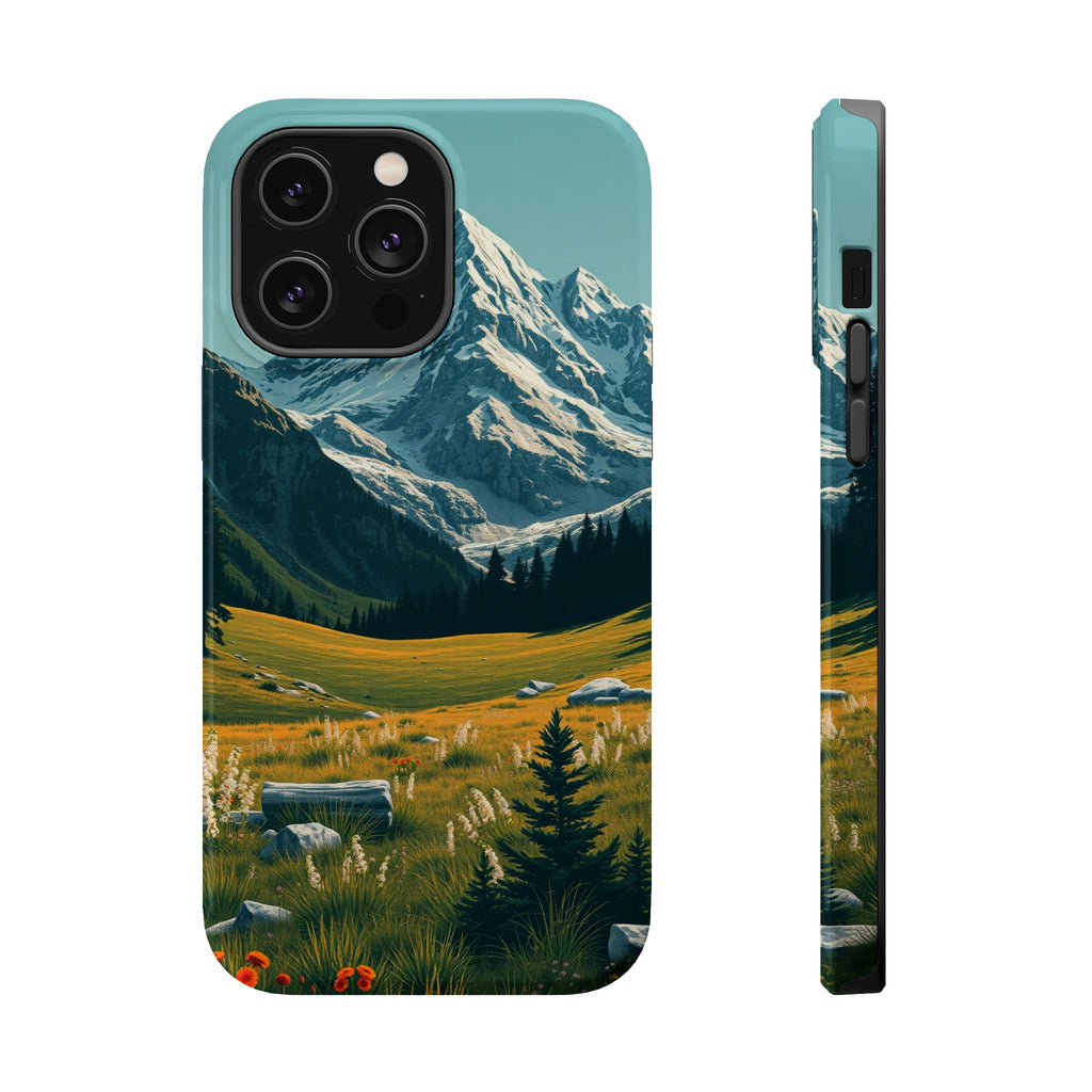 iPhone Alpine Meadow Bold Art 19 Bold Modern Everyday Snap Case · iPhone Case