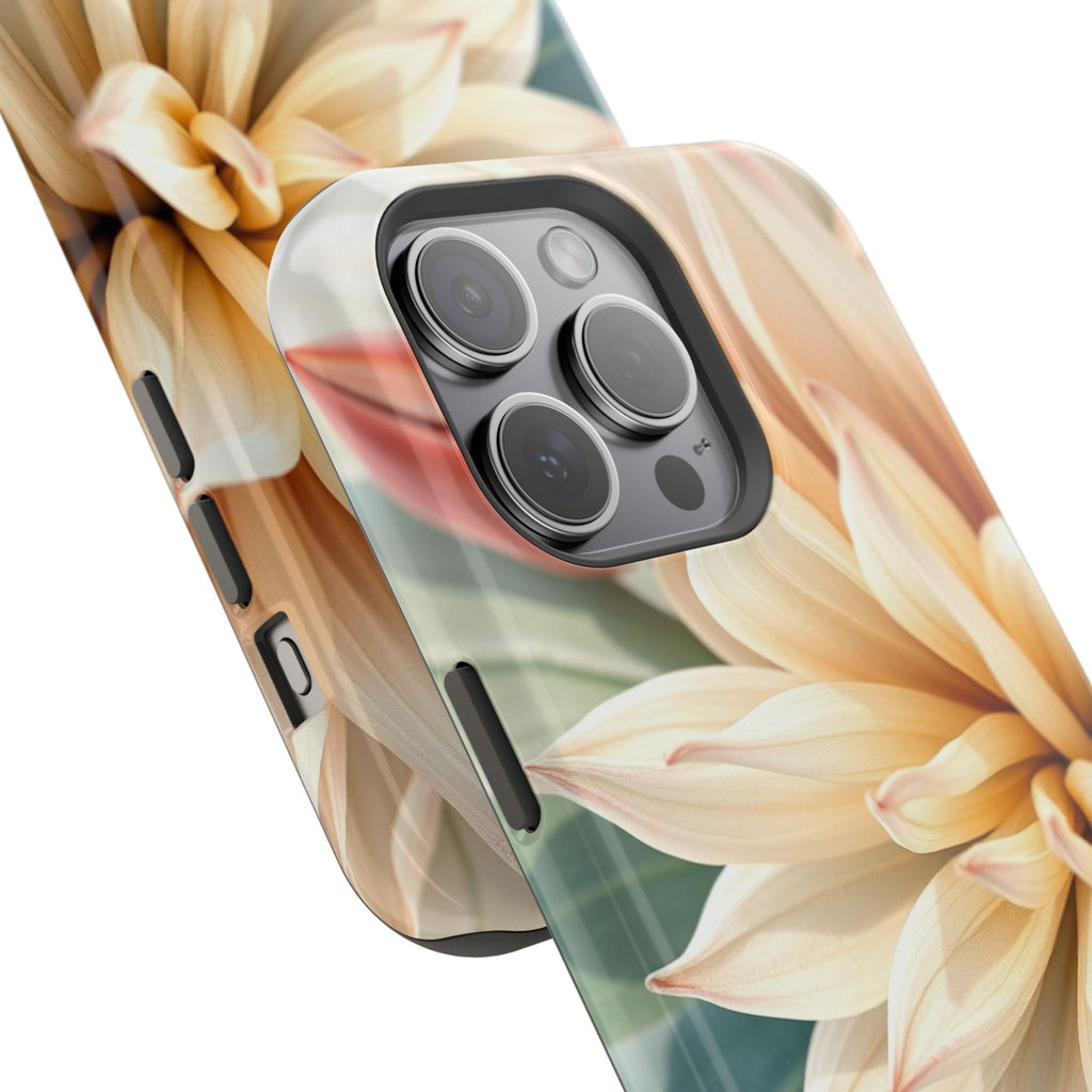 iPhone Neon Floral Radiant Design Clean Minimal Snap Case · iPhone Case