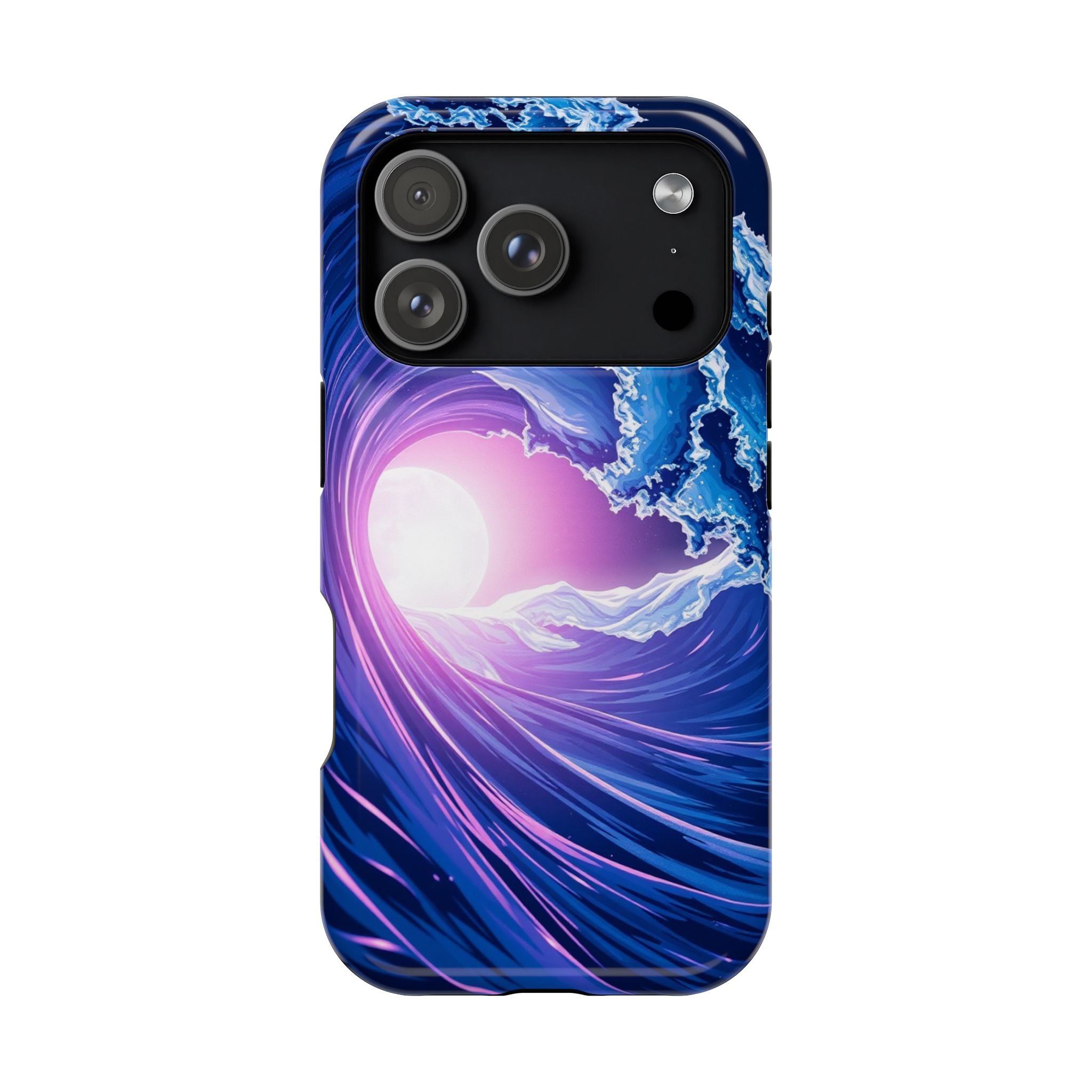 iPhone Holographic Wave Cinematic Art Slim Everyday Designer Case · iPhone Case