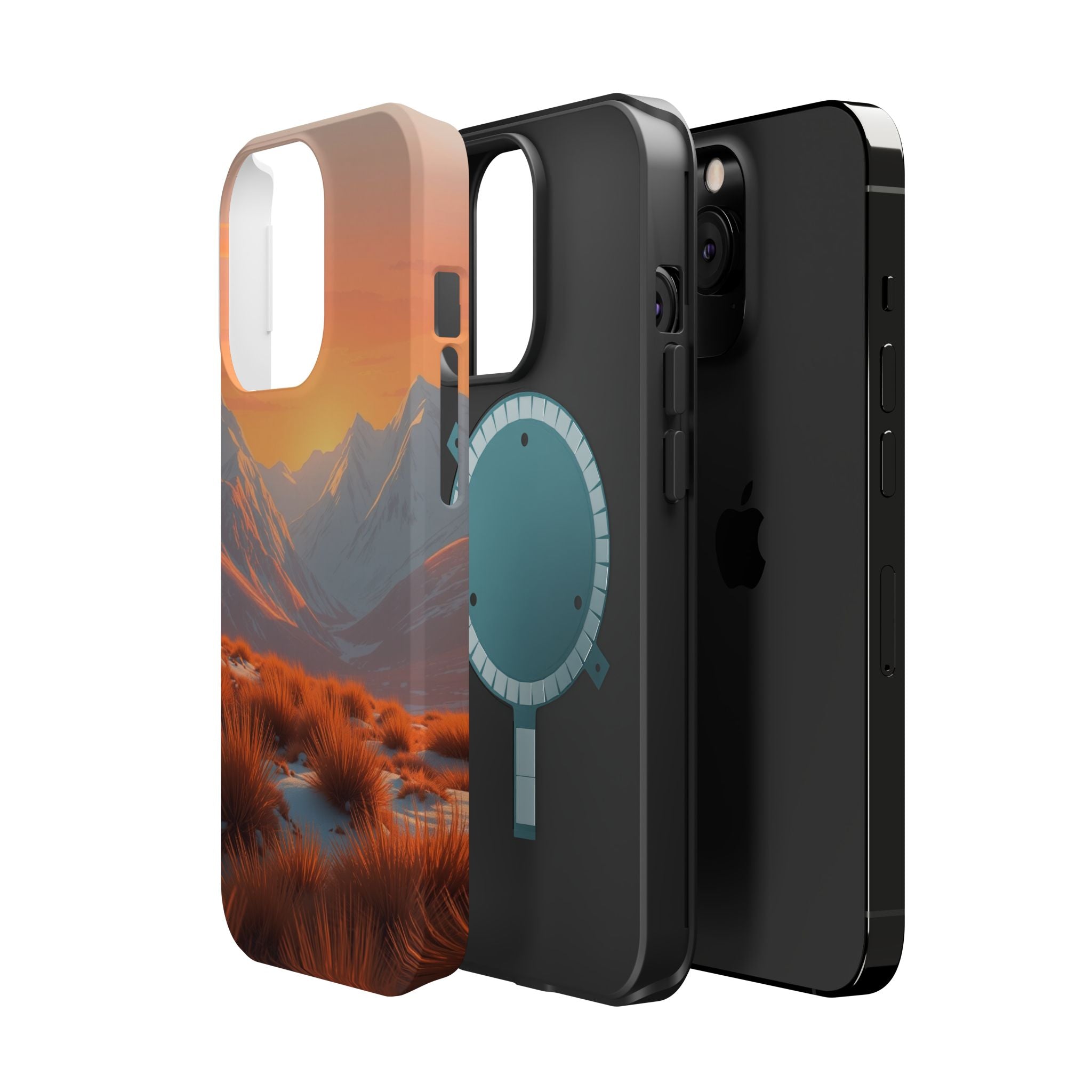 iPhone Sunset Amber And Peach Arctic Tundra Slim iPhone Everyday · iPhone Case