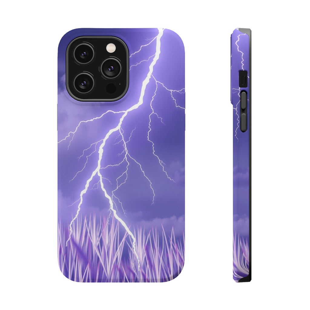 iPhone Dreamy Prairie Lightning Design Slim Everyday Designer Case · iPhone Case