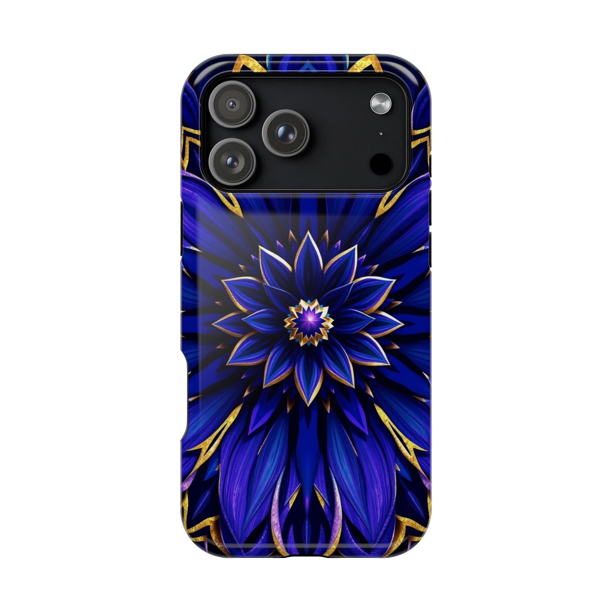 iPhone Floral Mandala Electric Art 14 Slim Everyday Designer Case · iPhone Case