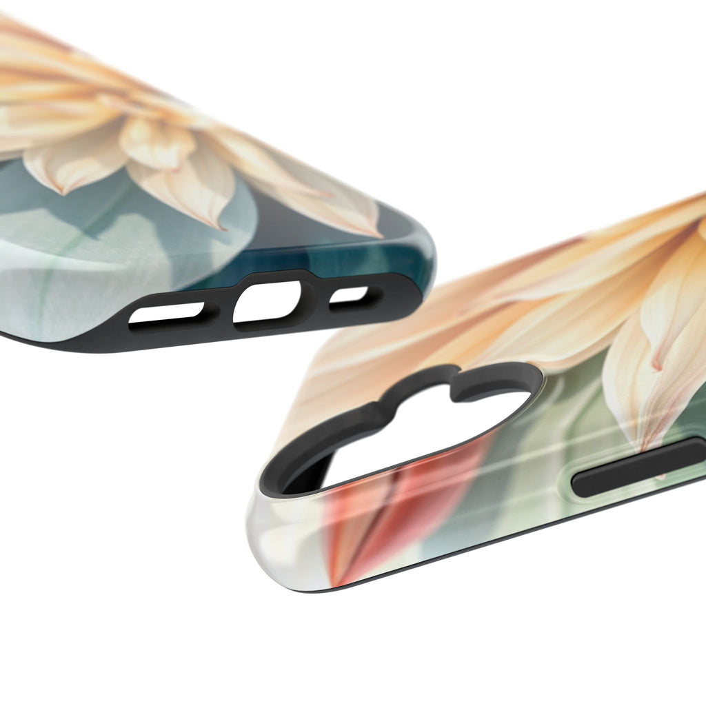 iPhone Neon Floral Radiant Design Clean Minimal Snap Case · iPhone Case