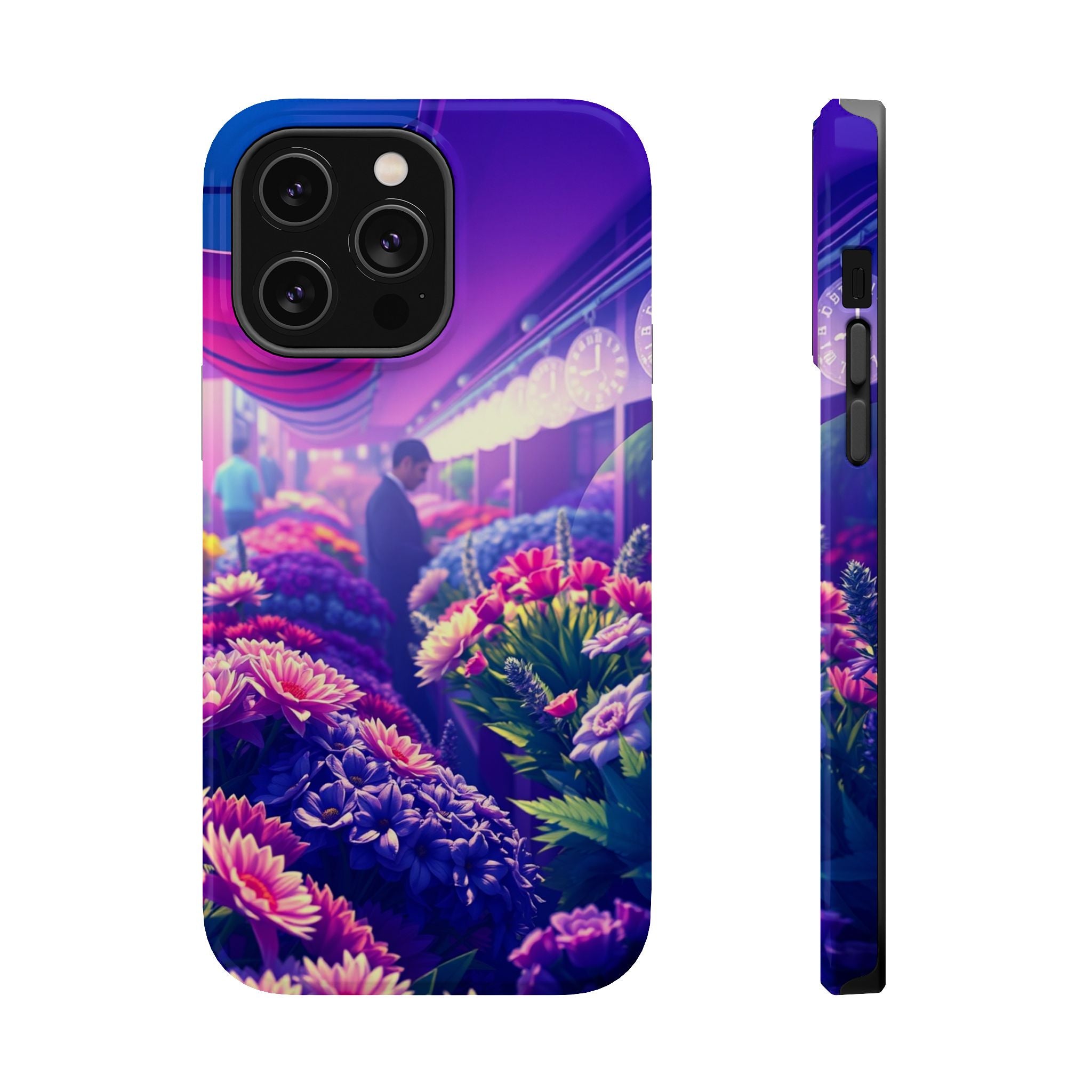 iPhone Flower Market Enchanted Art Bold Modern Everyday Snap Case · iPhone Case