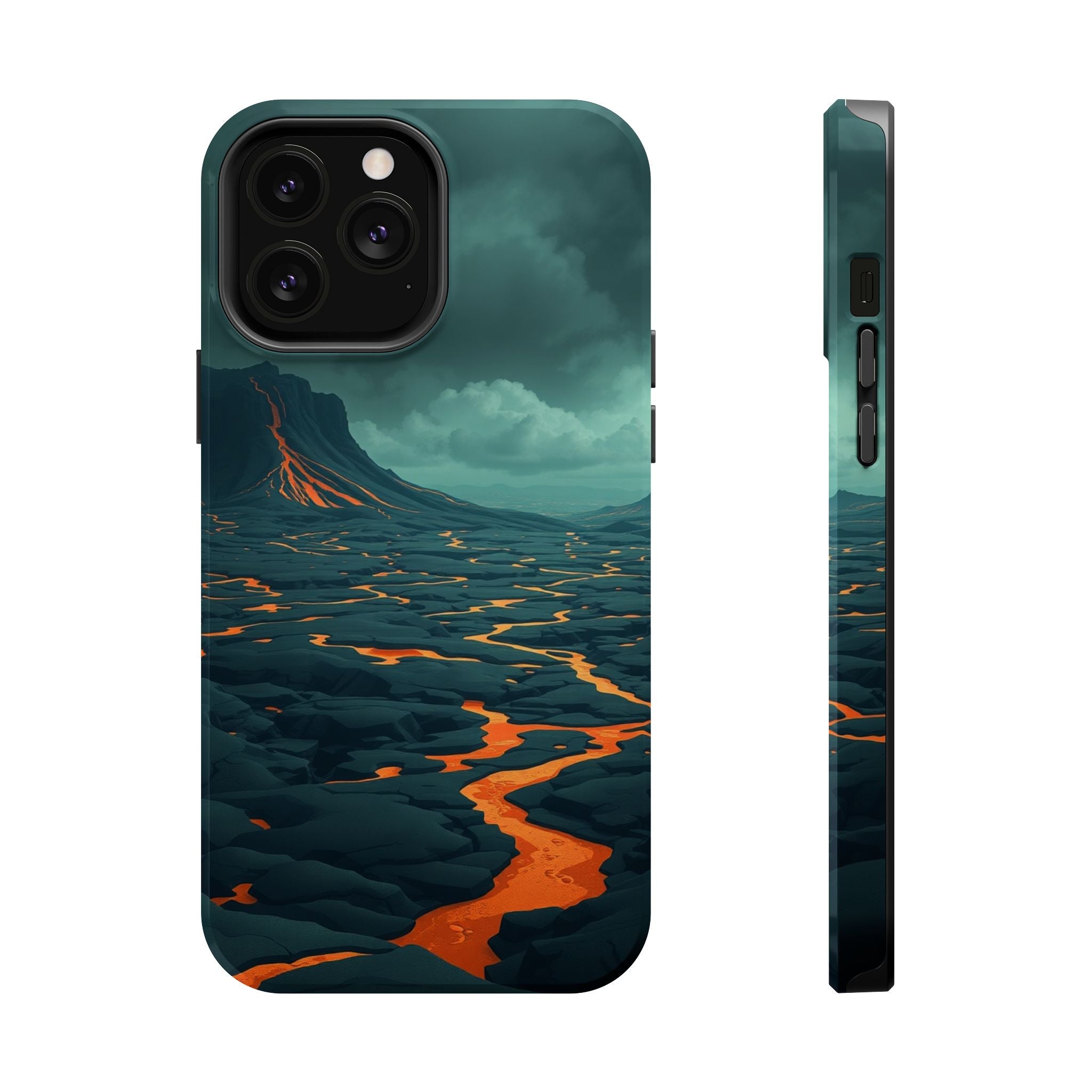 iPhone Radiant Lava Field Design 18 Slim Everyday Designer Case · iPhone Case