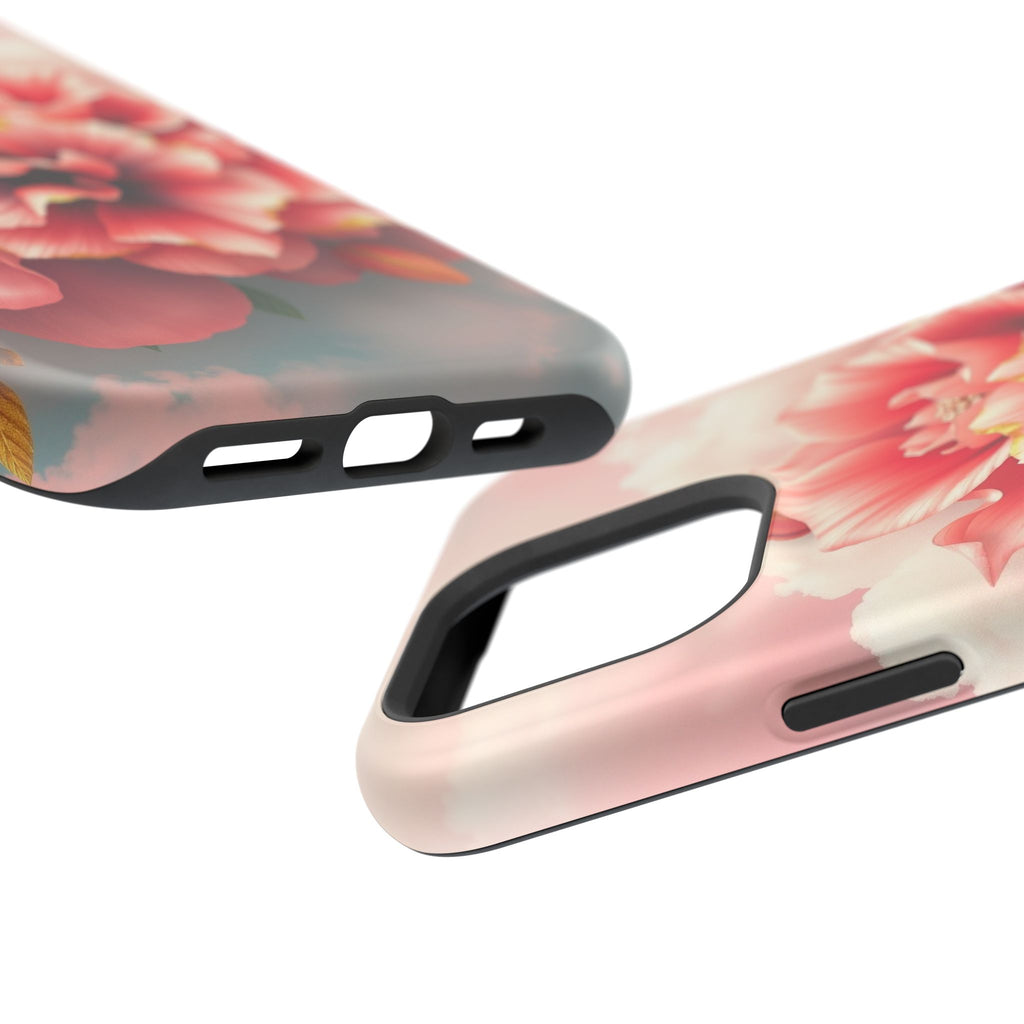 iPhone Pastel Floral Cloud Gold Foil Luxury Slim iPhone Everyday · iPhone Case