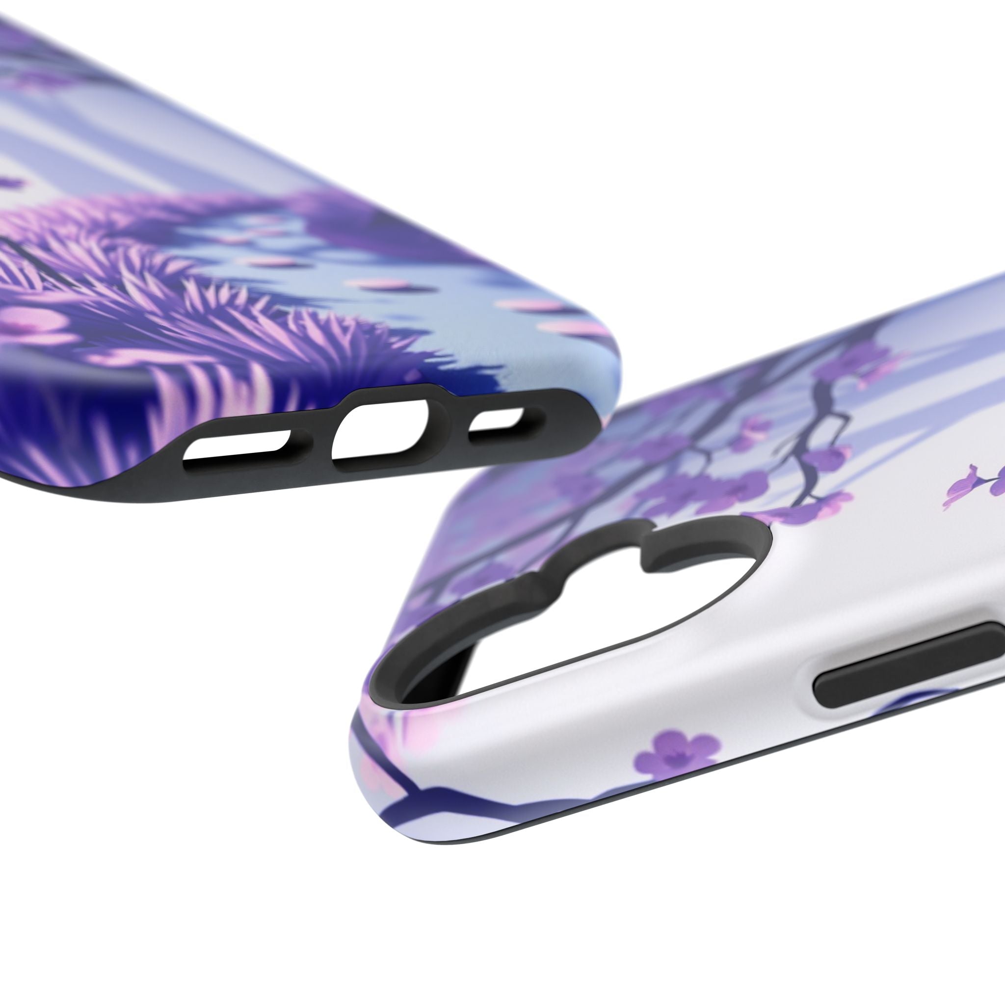 iPhone Blossom Trail Paper Cut Art Bold Modern Everyday Snap Case · iPhone Case