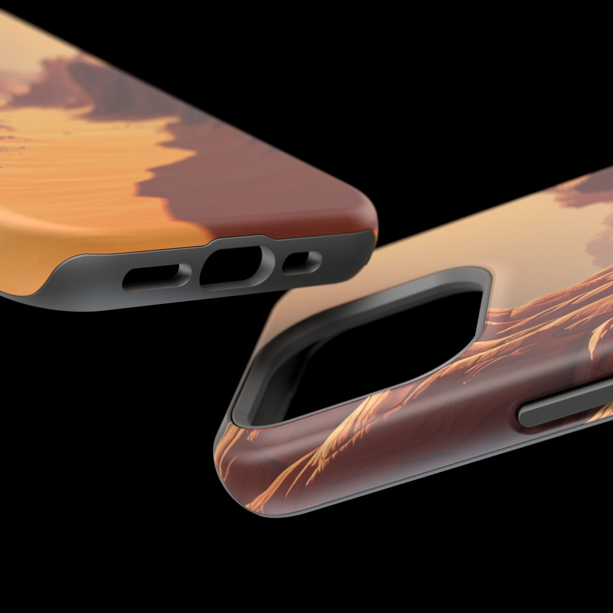 iPhone Burnt Orange And Sand Valley Floor Slim iPhone 20 Everyday · iPhone Case