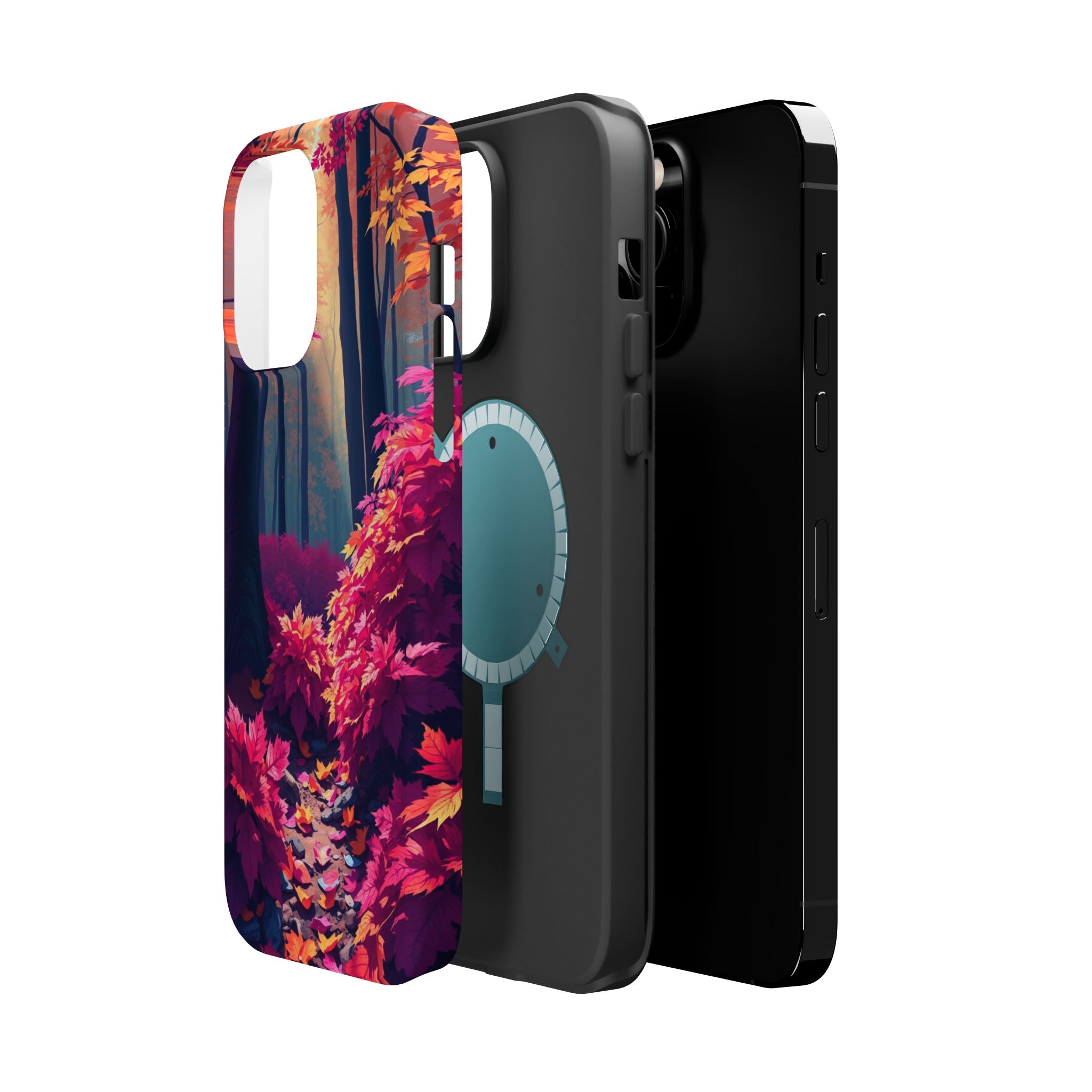 iPhone Earthy Autumn Forest Floor Design Slim Everyday iPhone Designer · iPhone