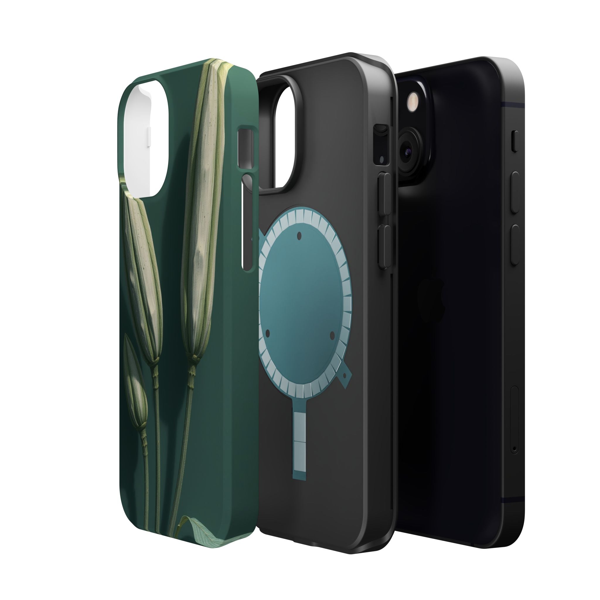 iPhone Botanical Illustration Grunge Distressed Soft iPhone Finish · iPhone Case