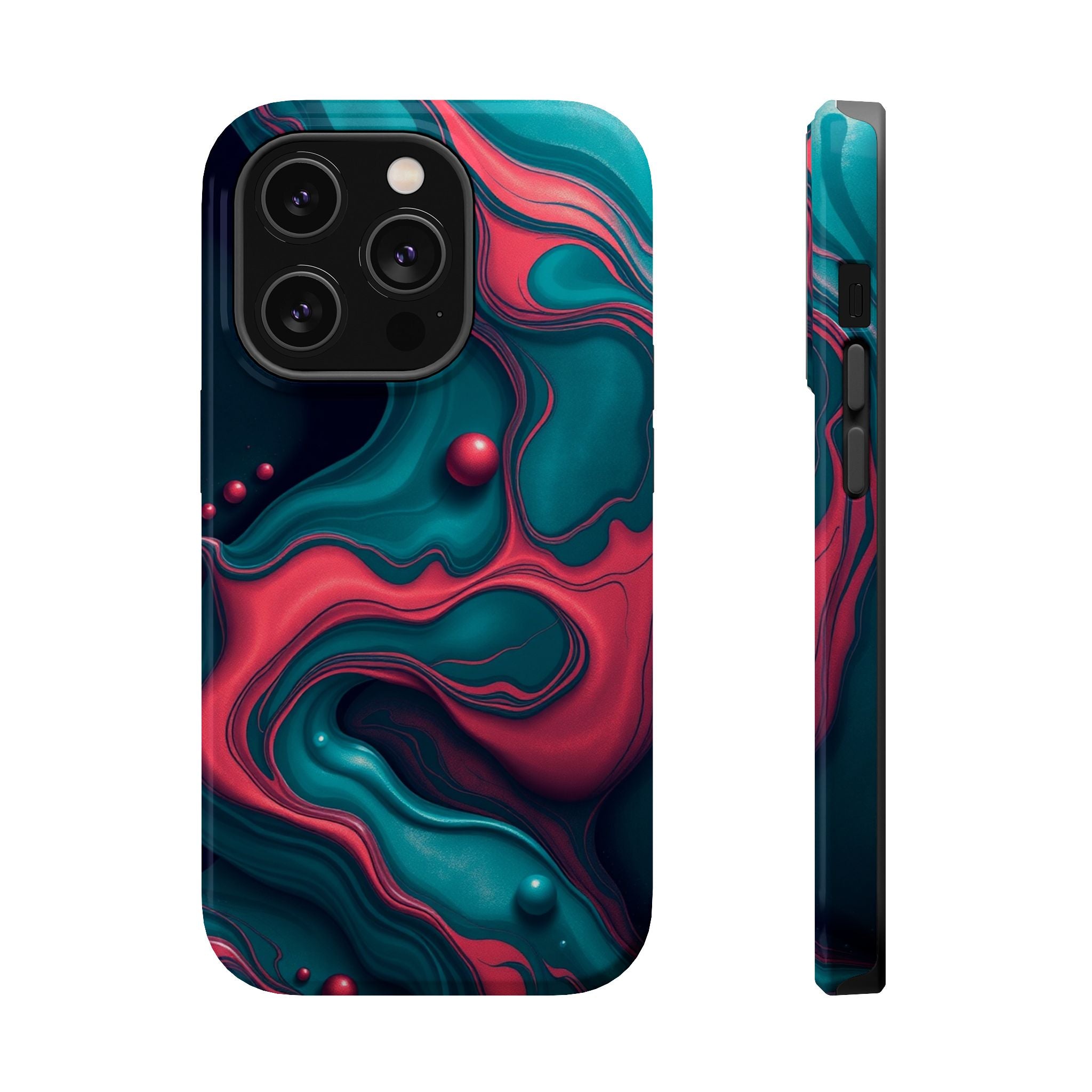 iPhone Fluid Art Electric Slim Everyday Designer Case · iPhone Case Soft Finish