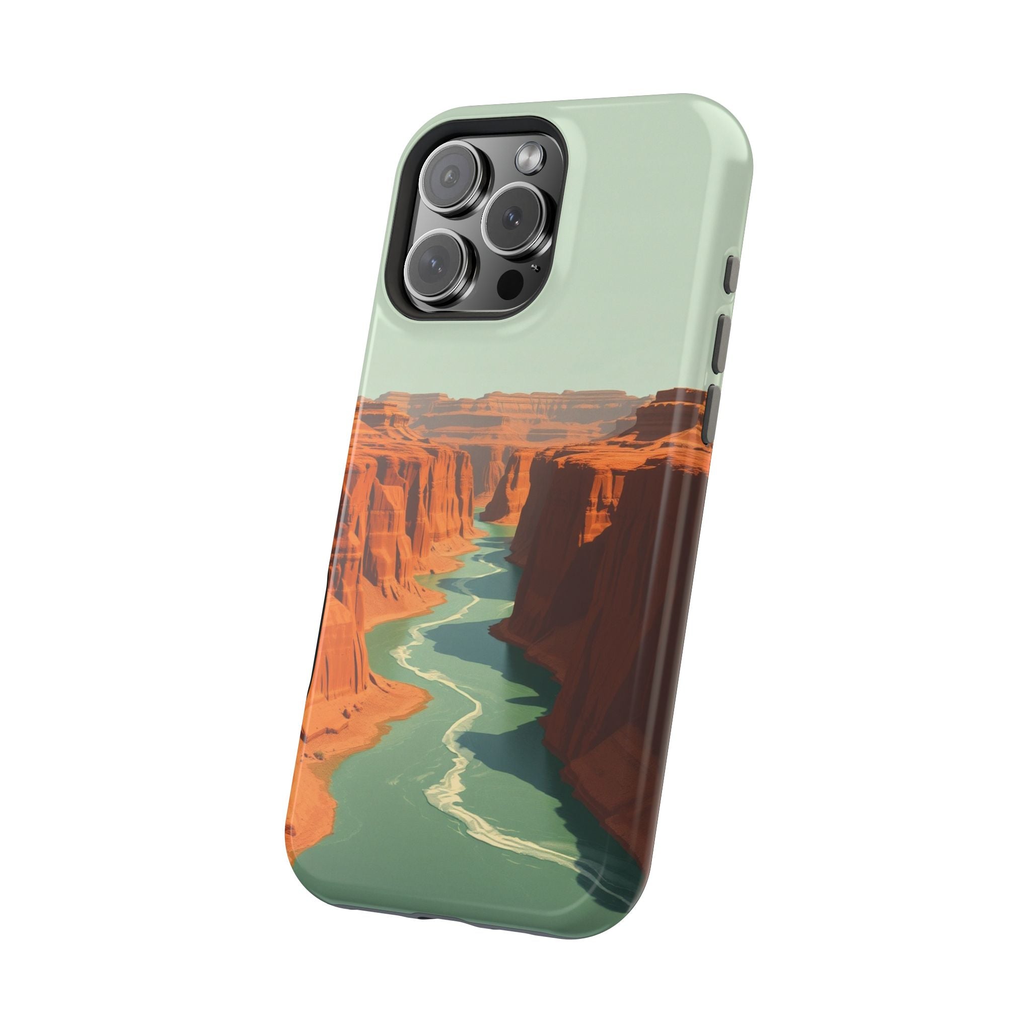 iPhone Burnt Orange And Sand River Canyon Slim iPhone Everyday Designer · iPhone