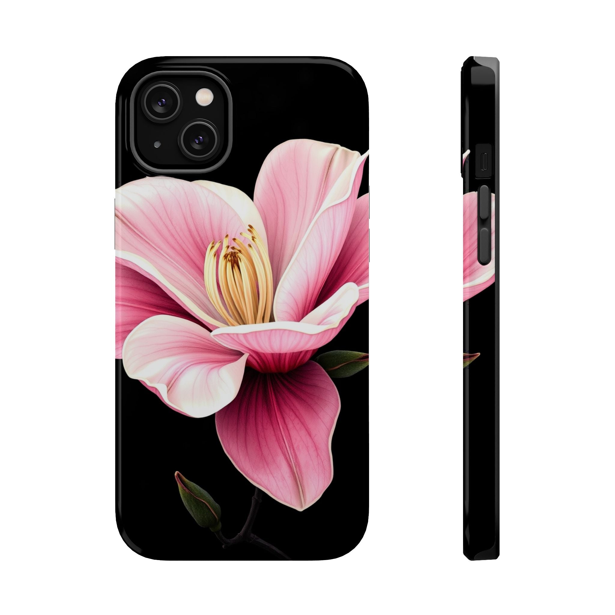 iPhone Magnolia Dream Dark Gothic Ink Slim Everyday Designer Case · iPhone Case