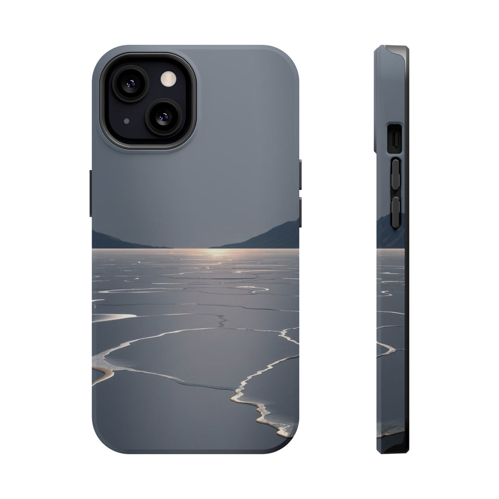 iPhone Charcoal And Copper Salt Flat Mirror Slim iPhone Everyday · iPhone Case