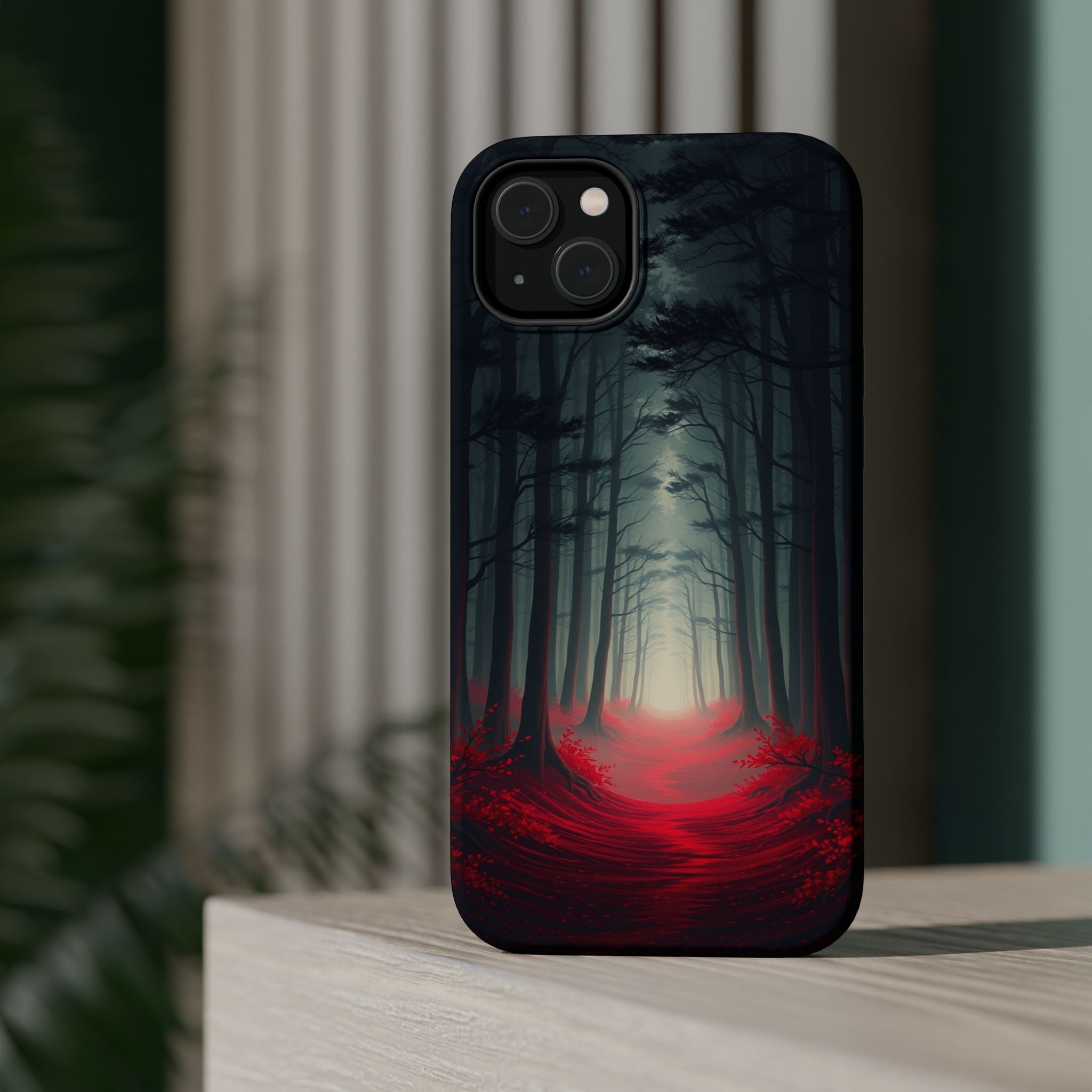 iPhone Dreamy Misty Forest Path Design Slim Everyday Designer Case · iPhone Case