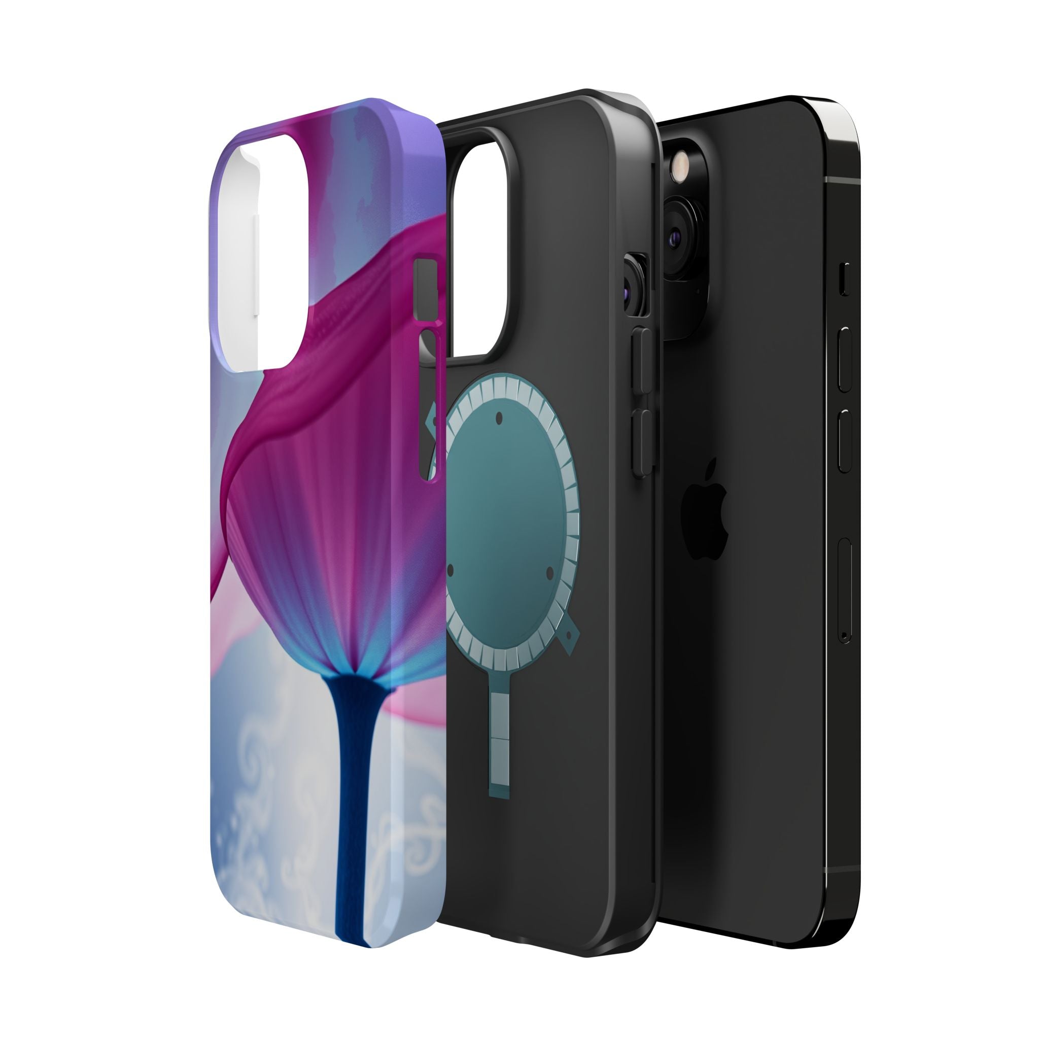 iPhone Petal Storm Vibrant Watercolor Slim Snap Case Ga · iPhone Case