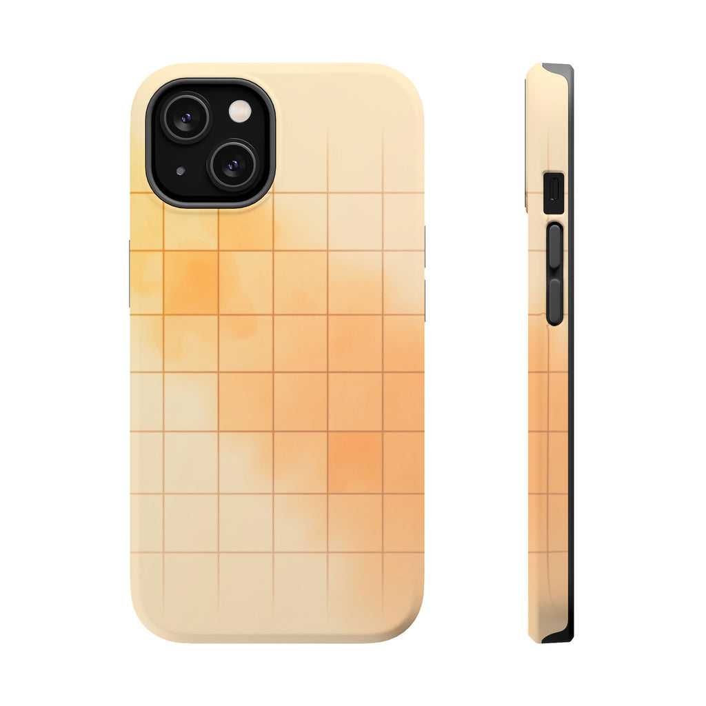 iPhone Op Art Grid Vibrant Watercolor Slim Everyday Designer Case · iPhone Case