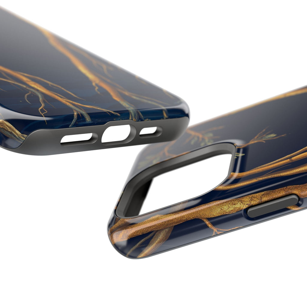iPhone Mangrove Roots Electric Art Bold Modern Everyday Snap Case · iPhone Case