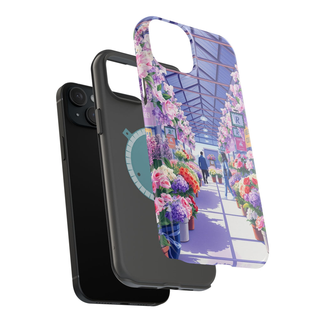 iPhone Flower Market Cinematic Art Clean Minimal Snap Cas Slim Snap Case · iPhon