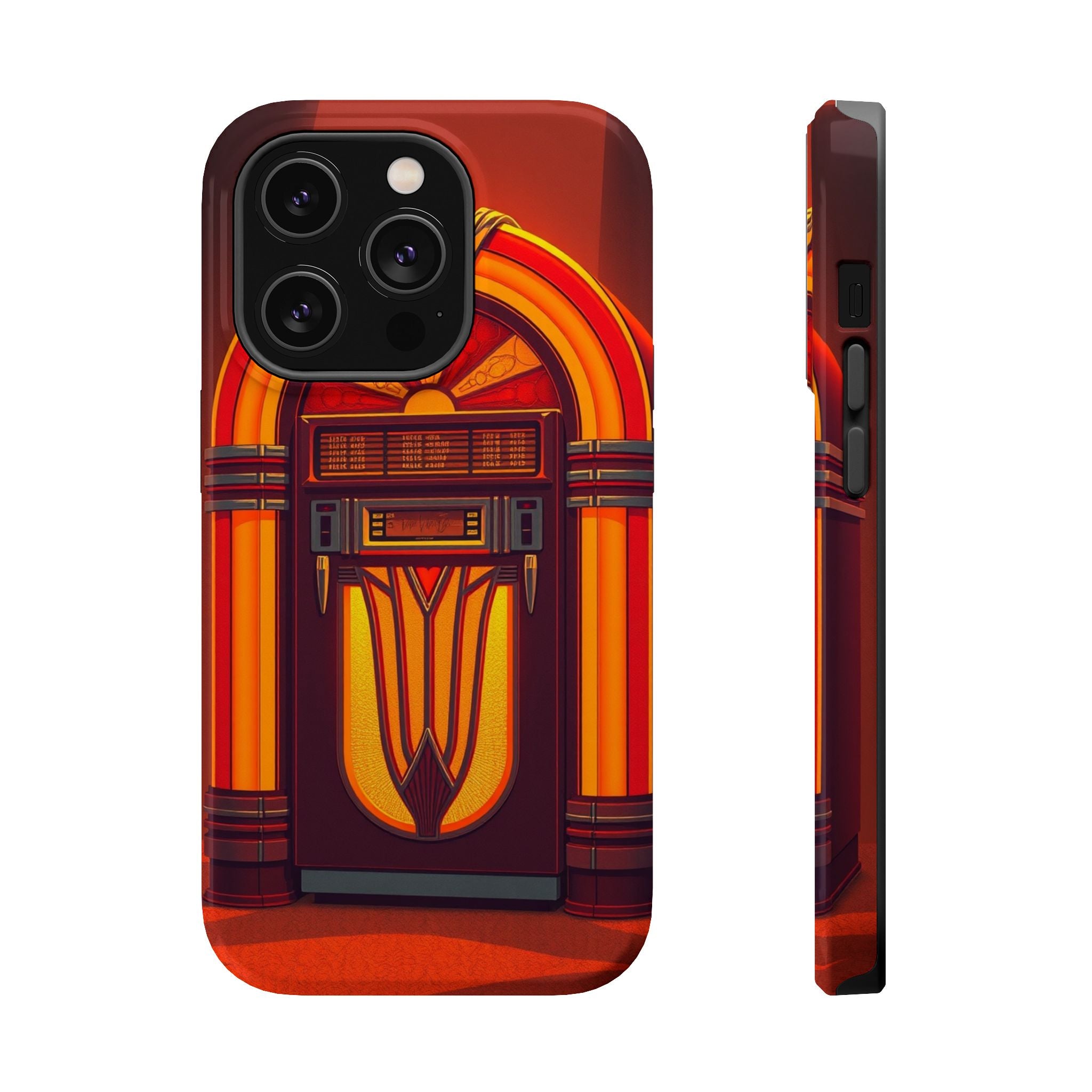 iPhone Jukebox Glow Pop Art Bold Bold Modern Everyday Snap Case · iPhone Case