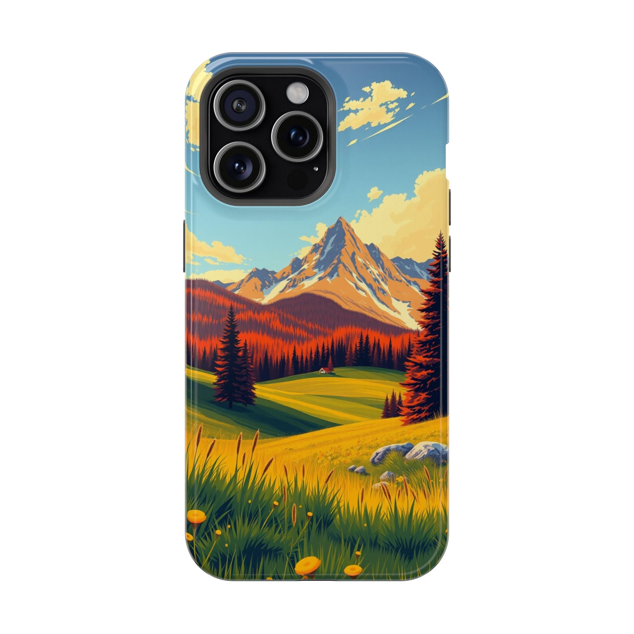 iPhone Radiant Alpine Meadow Design Slim Everyday Designer Case · iPhone Case