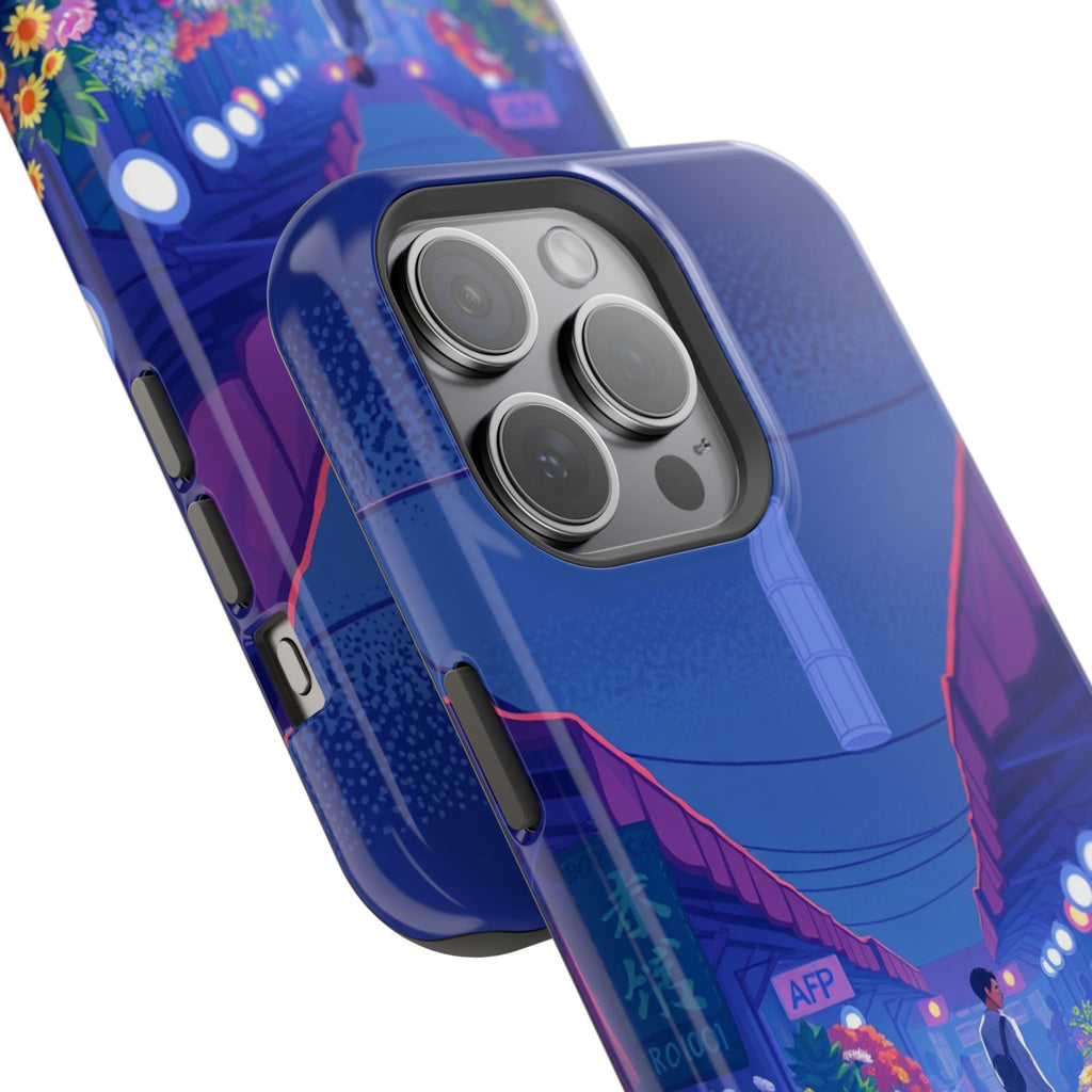 iPhone Flower Market Electric Art Bold Modern Everyday Snap Case · iPhone Case