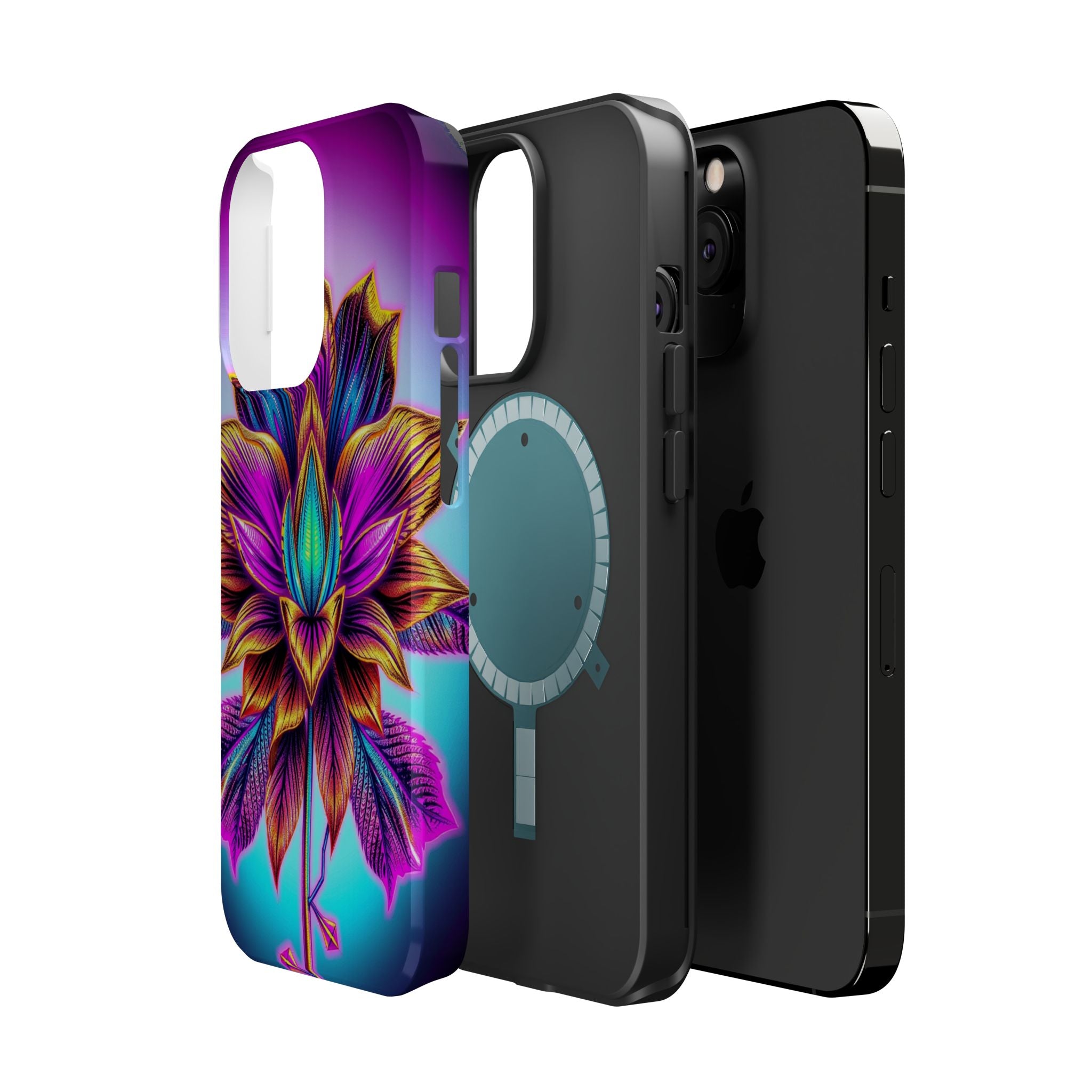 iPhone Floral Gold Foil Mystic Art Bold Modern Everyday Snap Case · iPhone Case