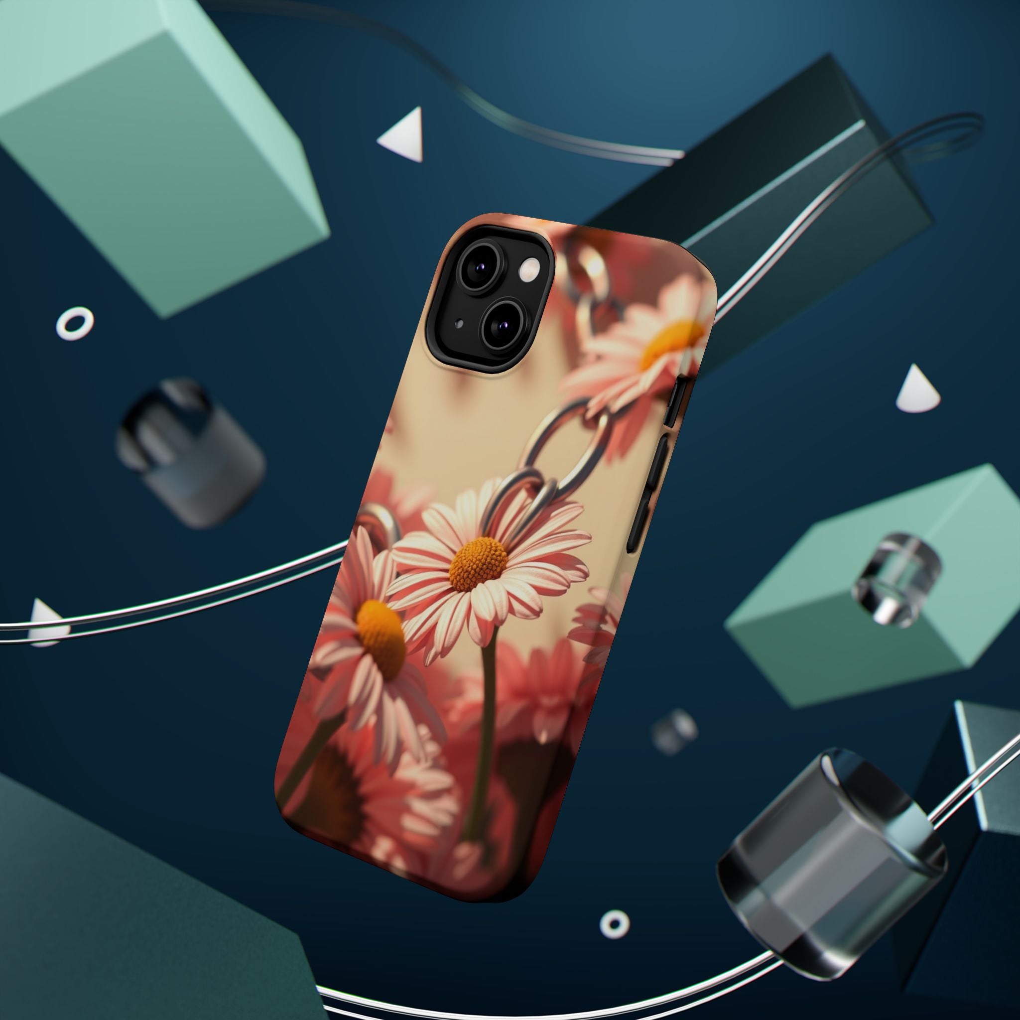 iPhone Vibrant Daisy Chain Design Bold Modern Everyday Snap Case · iPhone Case