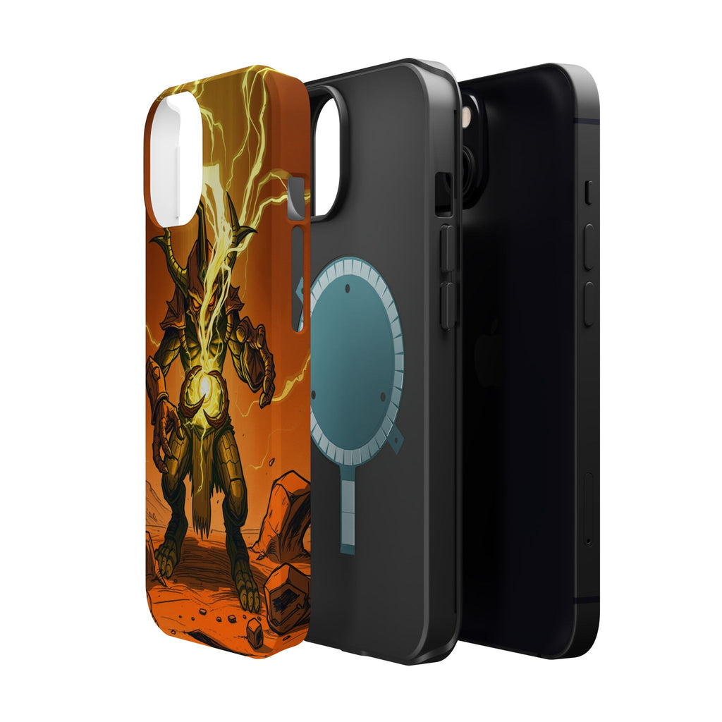 iPhone Burnt Orange And Sand Chaos Goblin Energy Clean Minimal Snap Case · iPhon
