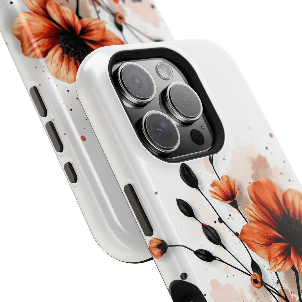iPhone Floral Watercolor Splash 3D Digital Slim iPhone Everyday · iPhone Case