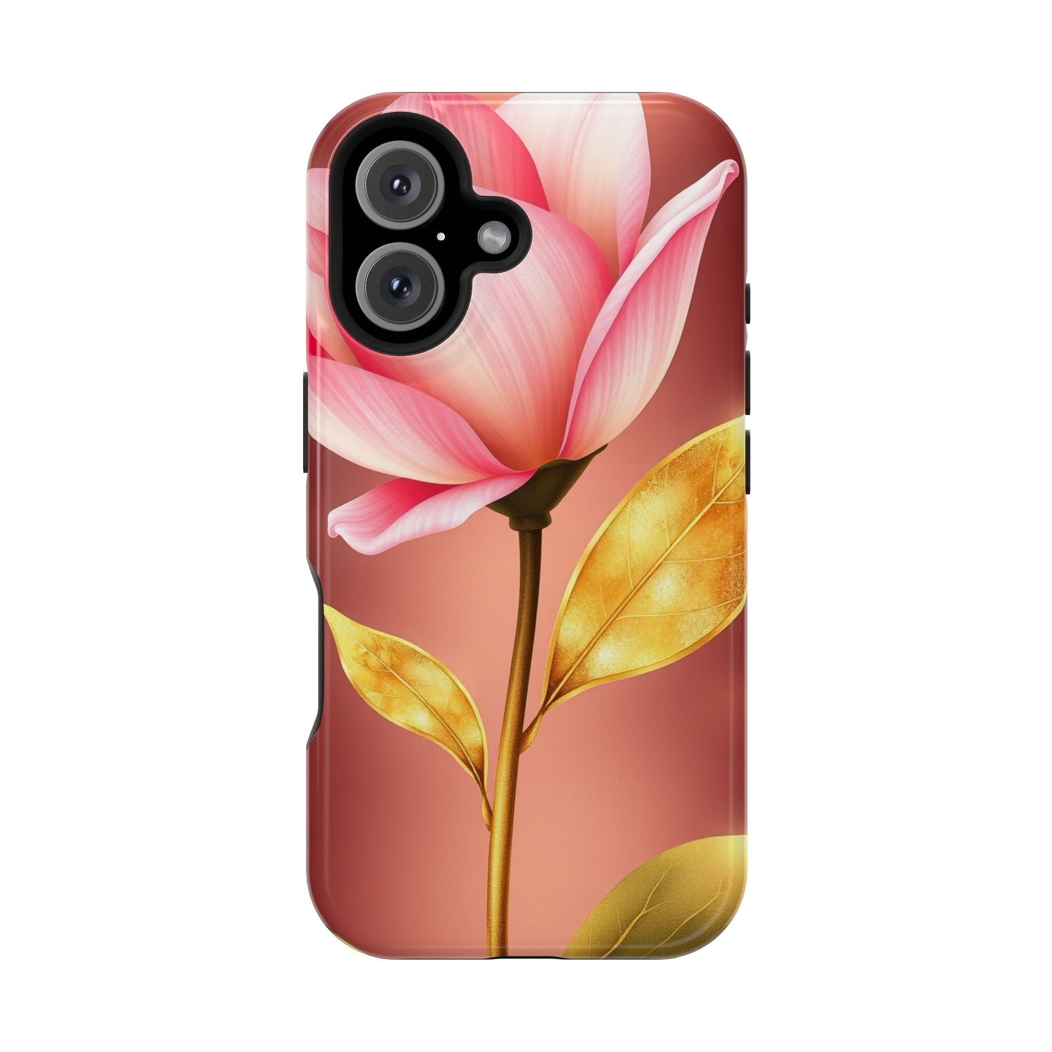 iPhone Dreamy Bloom and Leaf Design 14 Slim Everyday Designer Case · iPhone Case