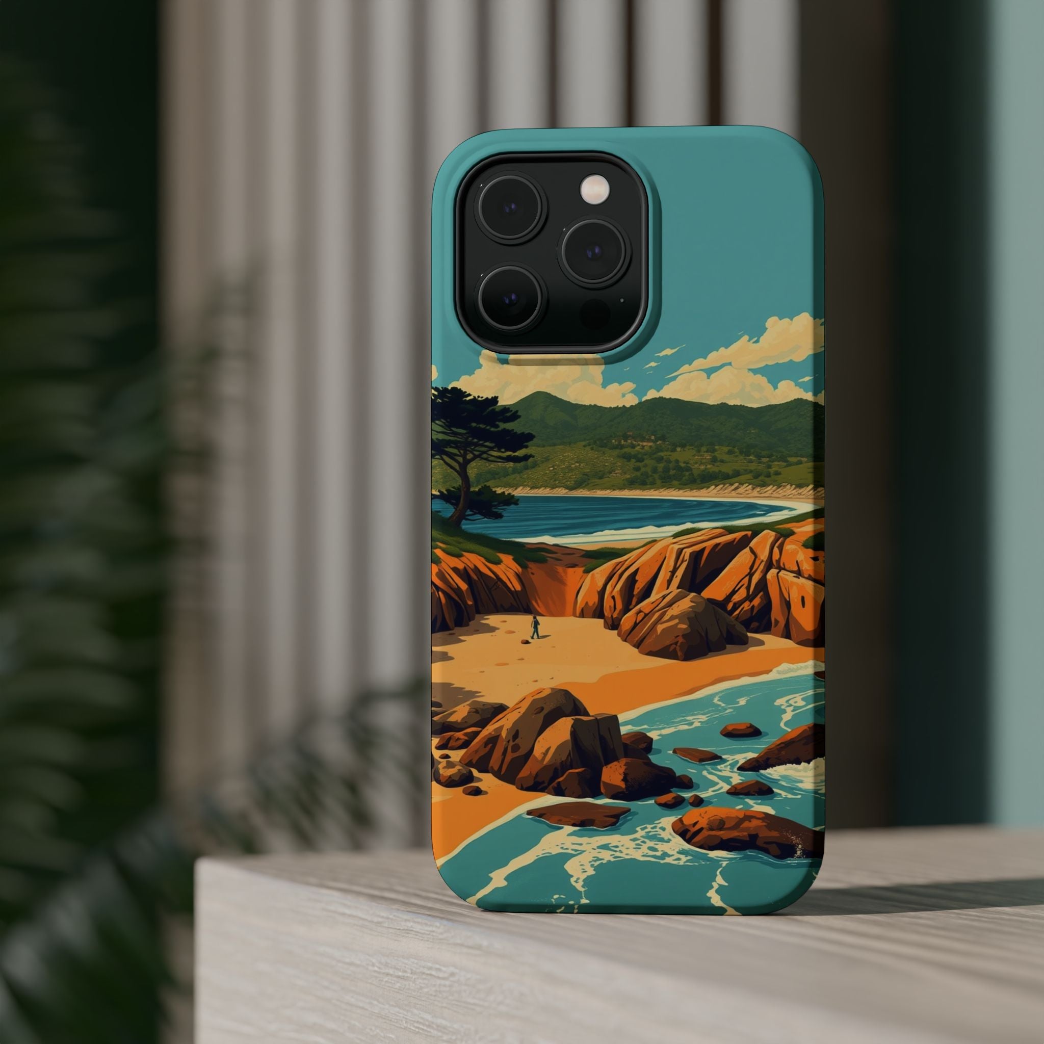iPhone Pebble Beach Vintage Retro Poster Slim Everyday iPhone Designer · iPhone