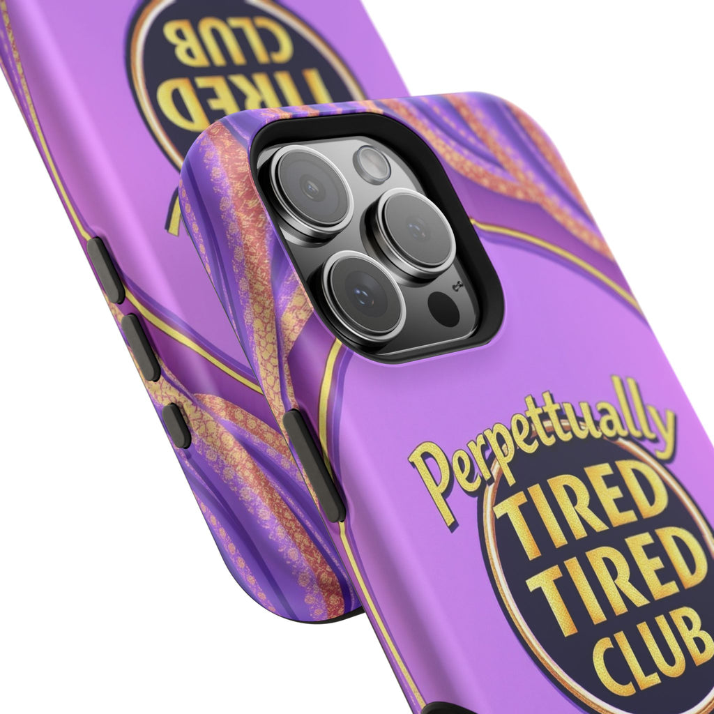 iPhone Perpetually Tired Club Bold Art Slim Everyday Designer Case · iPhone Case