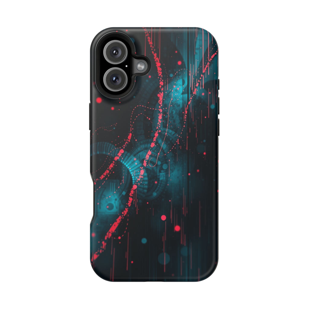 iPhone Digital Noise Cinematic Art Bold Modern Everyday Snap Case · iPhone Case