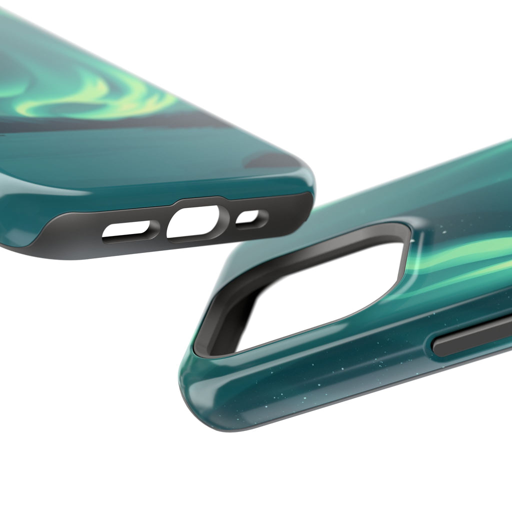 iPhone Northern Lights Abstract Geometric Slim iPhone Everyday Designer · iPhone