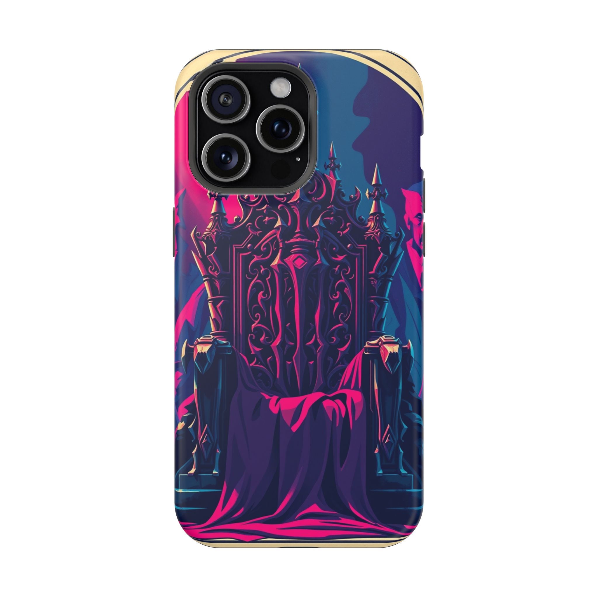 iPhone Lich King Throne Vintage Retro Poster Slim Everyday Designer Case · iPhon