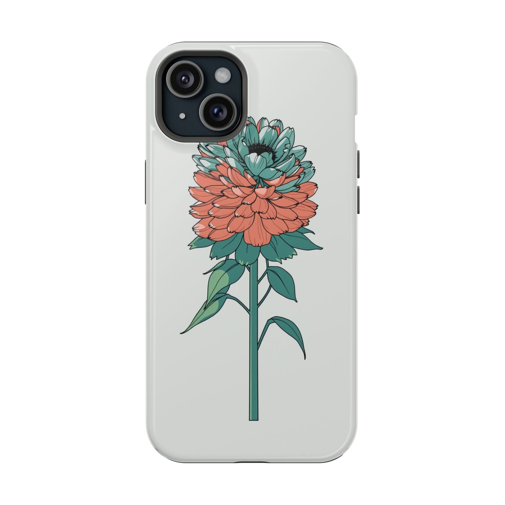 iPhone Serene Ranunculus Stack Design Slim Everyday Designer Case · iPhone Case
