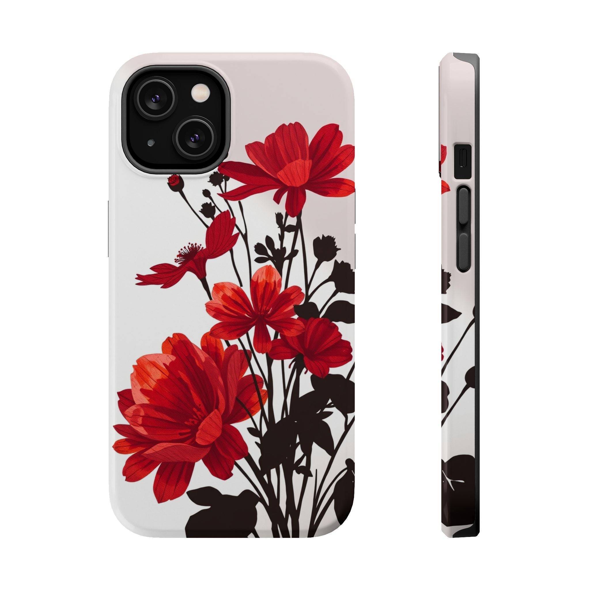 iPhone Floral Silhouette Cinematic Art Slim Snap Case · iPhone Case