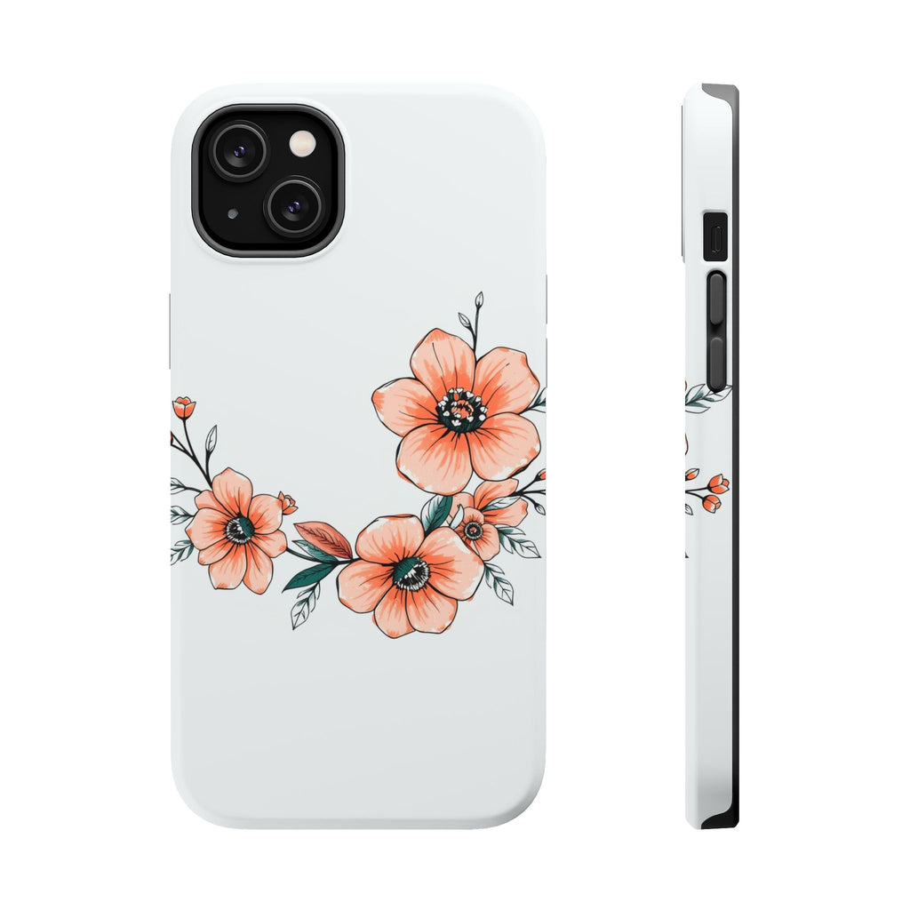 iPhone Vibrant Floral Crown Design Bold Modern Everyday Snap Case · iPhone Case