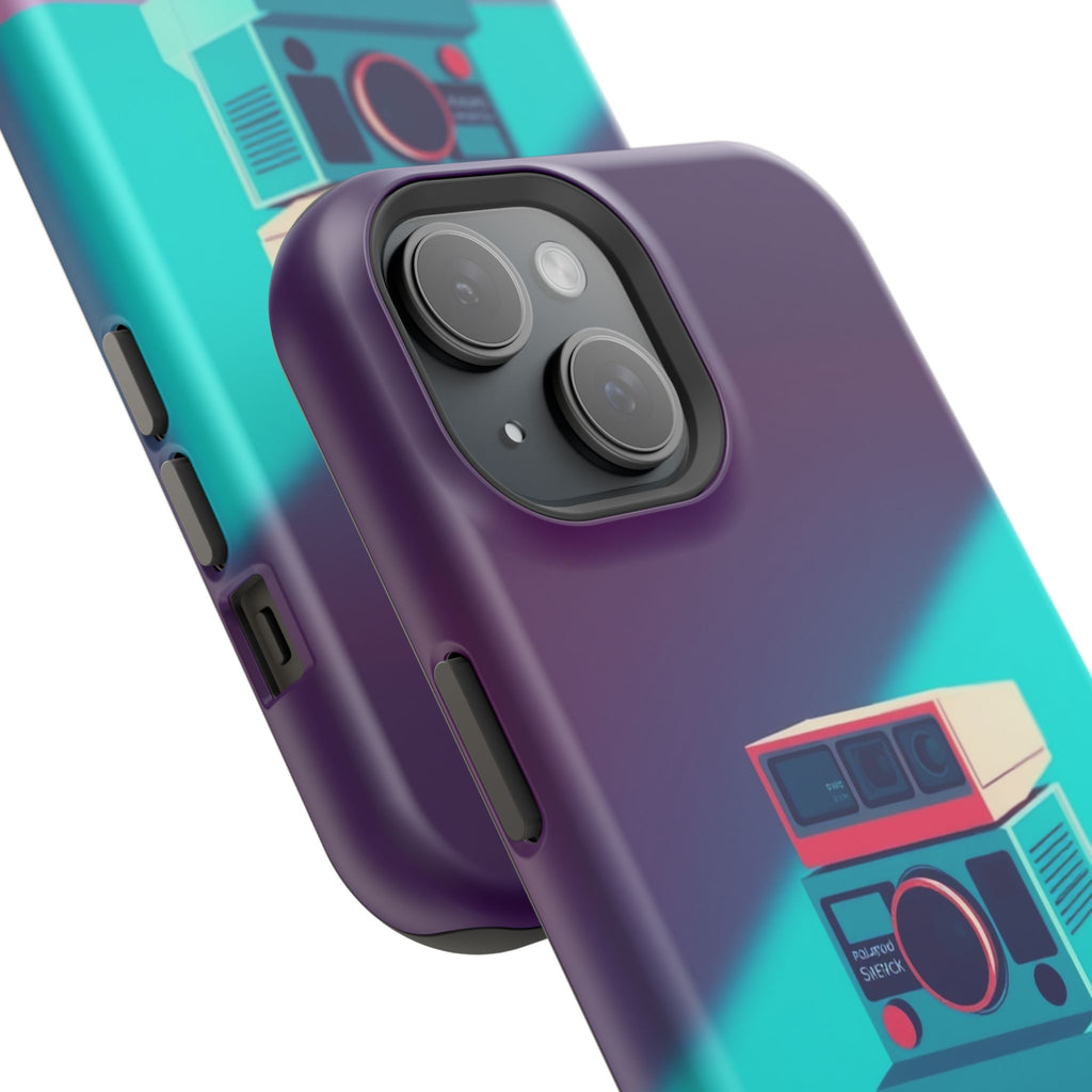 iPhone Polaroid Stack Memory Pop Art Bold Slim Everyday Designer Case · iPhone C