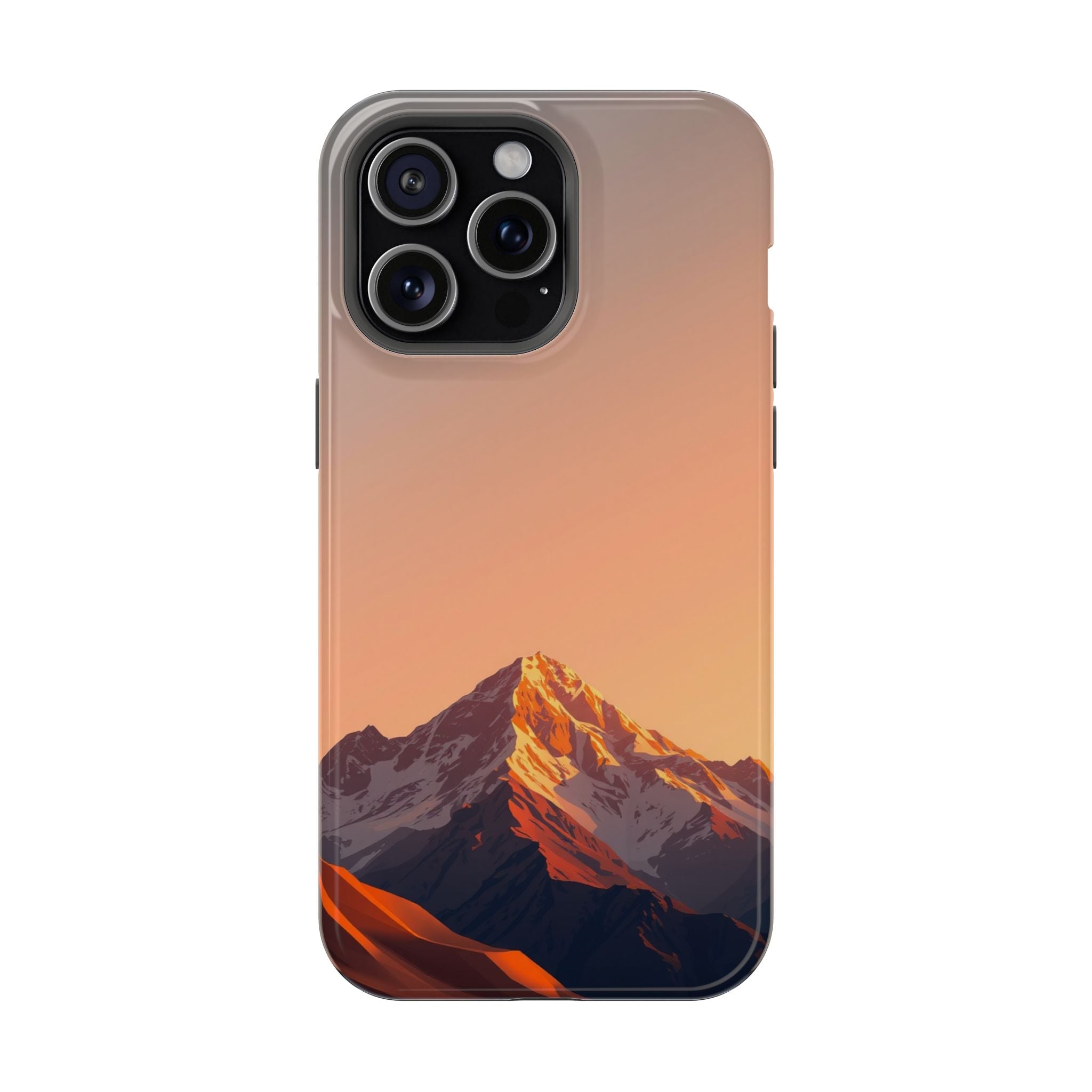 iPhone Mountain at Sunrise Bold Art 10 Slim Everyday Designer Case · iPhone Case