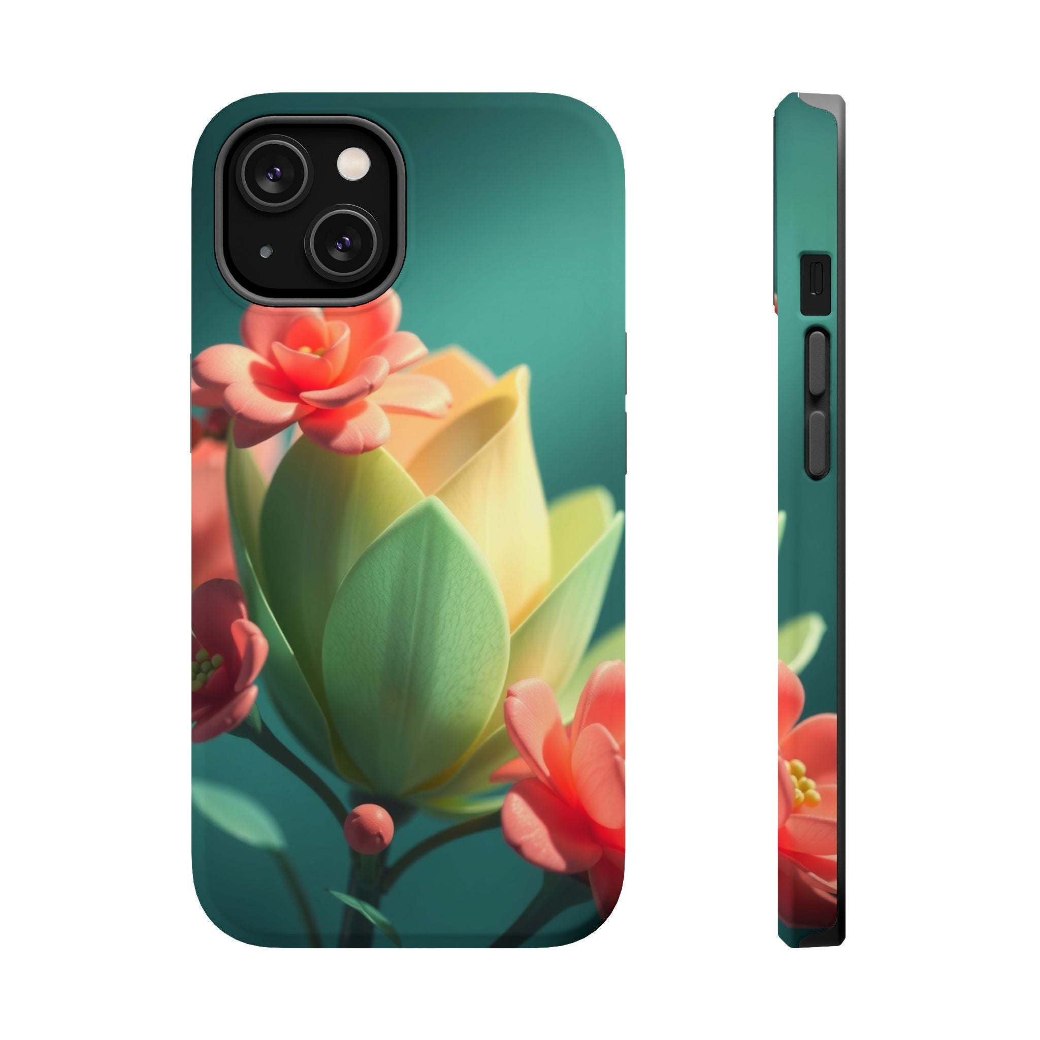 iPhone Floral Geometric Electric Art Slim Everyday Designer Case · iPhone Case