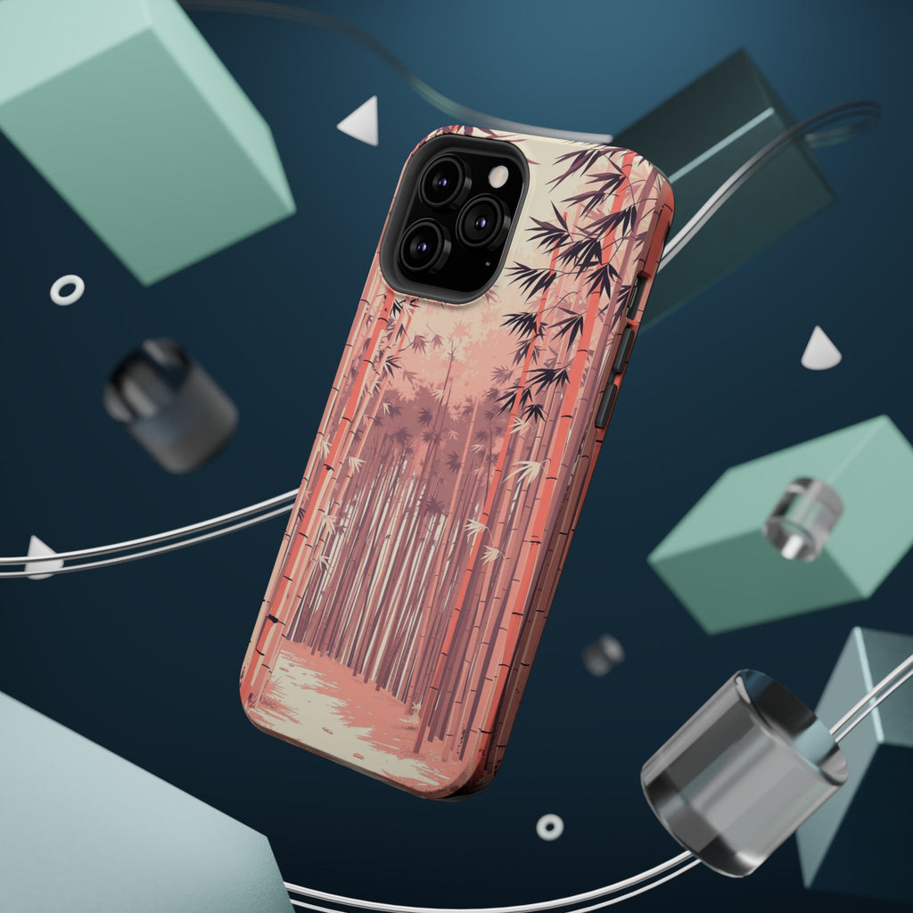 iPhone Rose Pink And Cream Bamboo Grove Slim Everyday iPhone 19 · iPhone Case