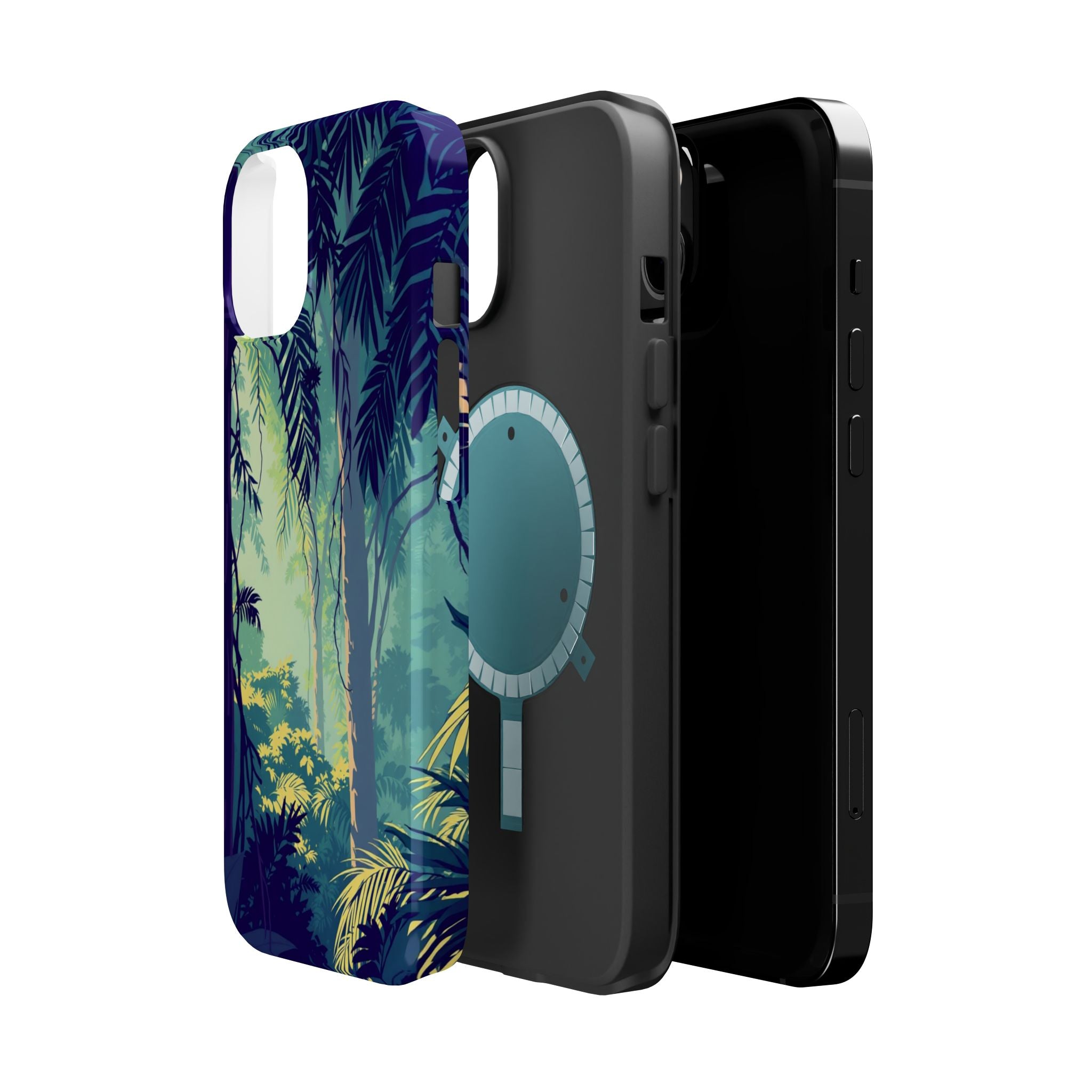 iPhone Mint And Blush Rainforest Canopy Slim Everyday iPhone Designer · iPhone C
