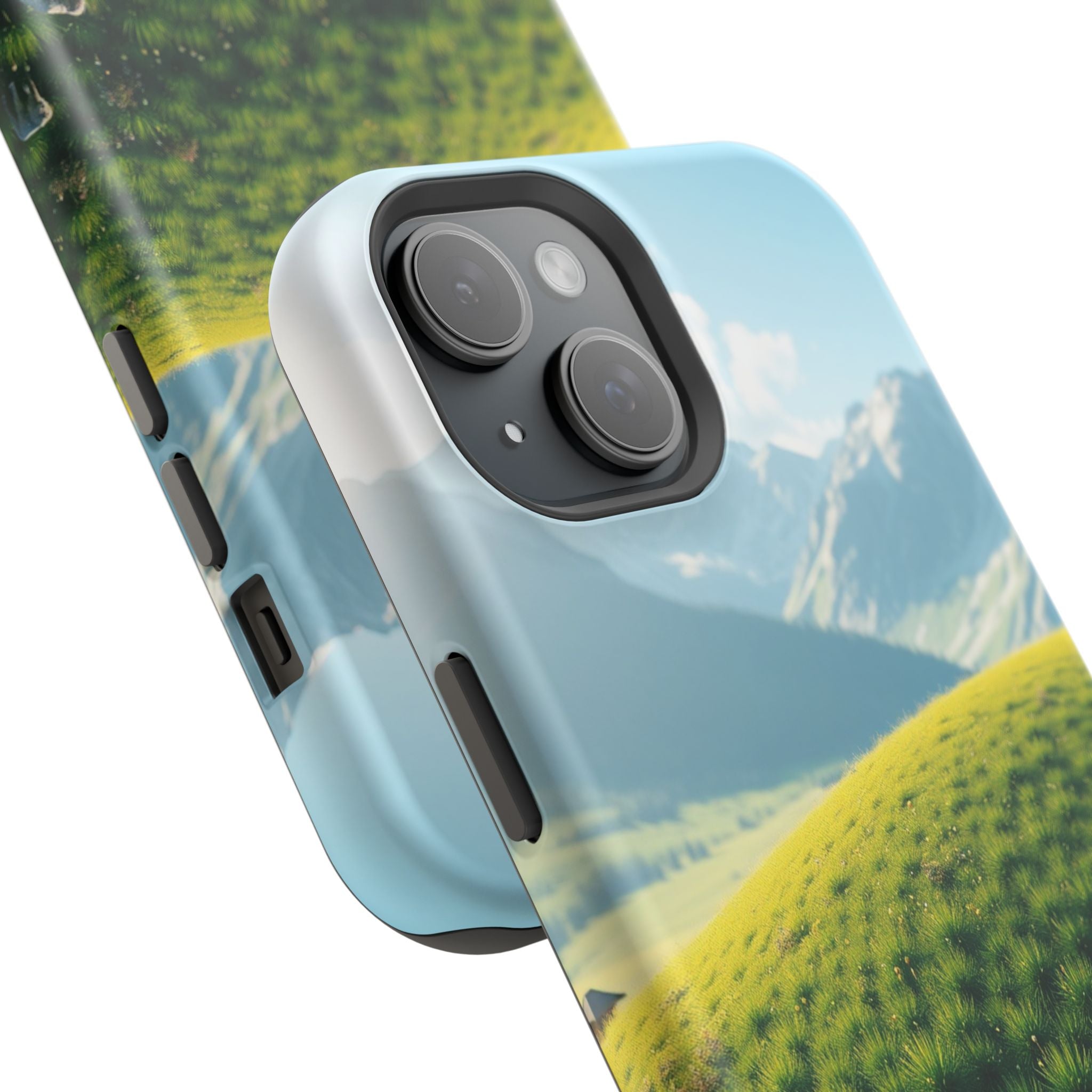 iPhone Vibrant Alpine Meadow Design Slim Everyday Designer Case · iPhone Case