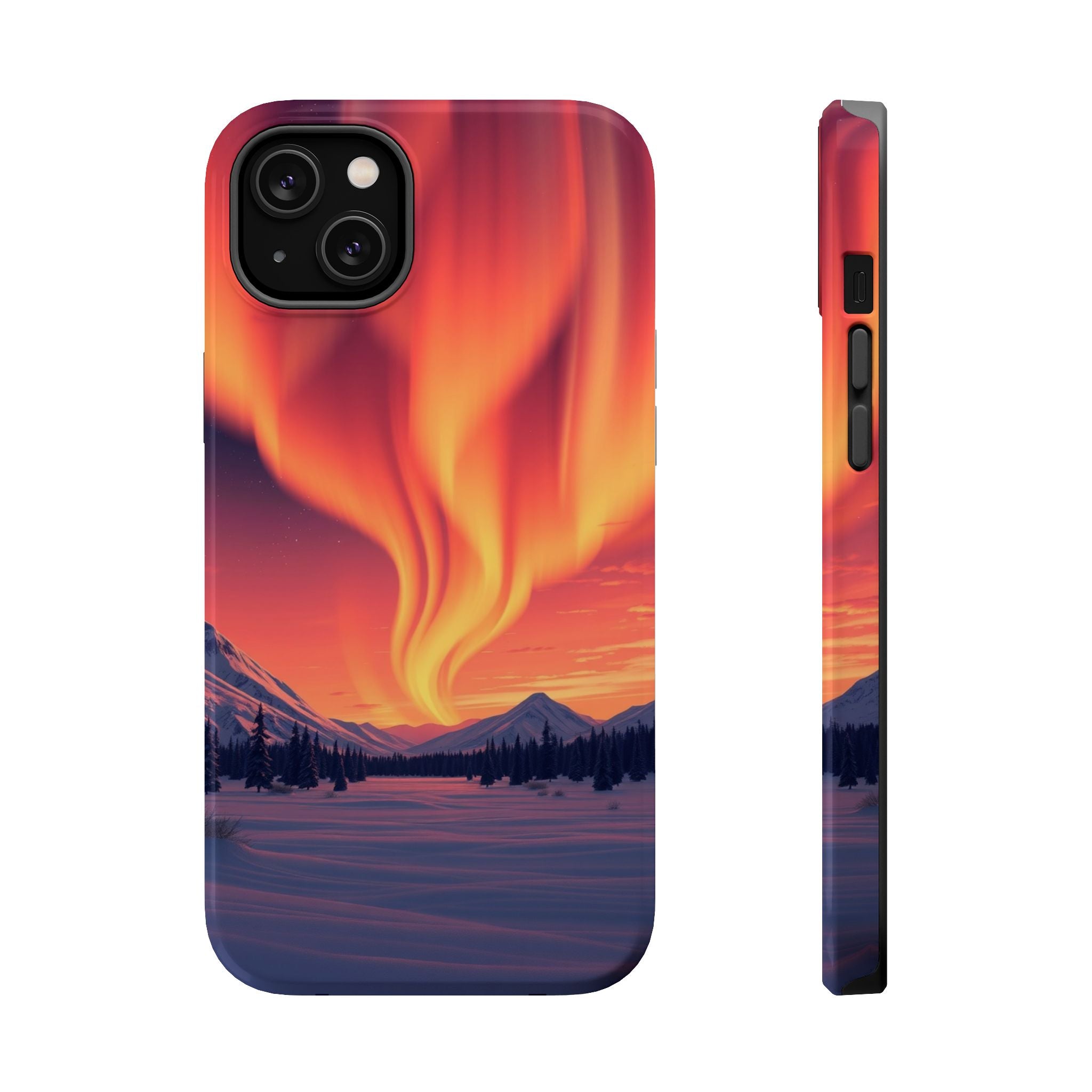 iPhone Sunset Amber And Peach Northern Lights Slim iPhone Everyday · iPhone Case