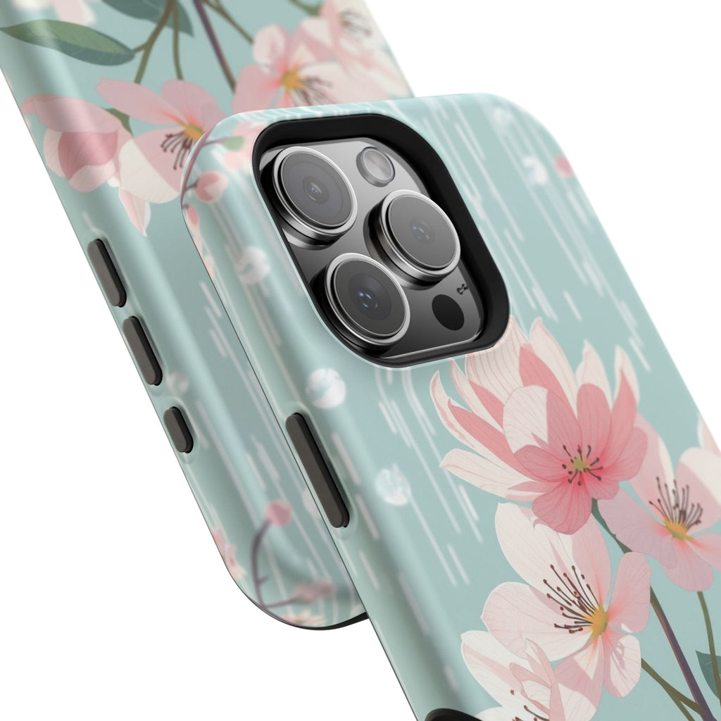 iPhone Mint And Blush Spring Shower Bloom Slim iPhone Everyday Designer · iPhone